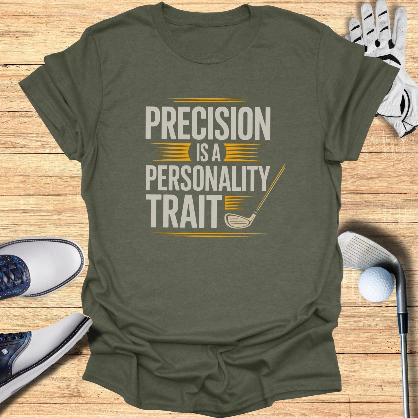 Precision Is Personal T-Shirt - Funny Golf Tee by Swing Epic