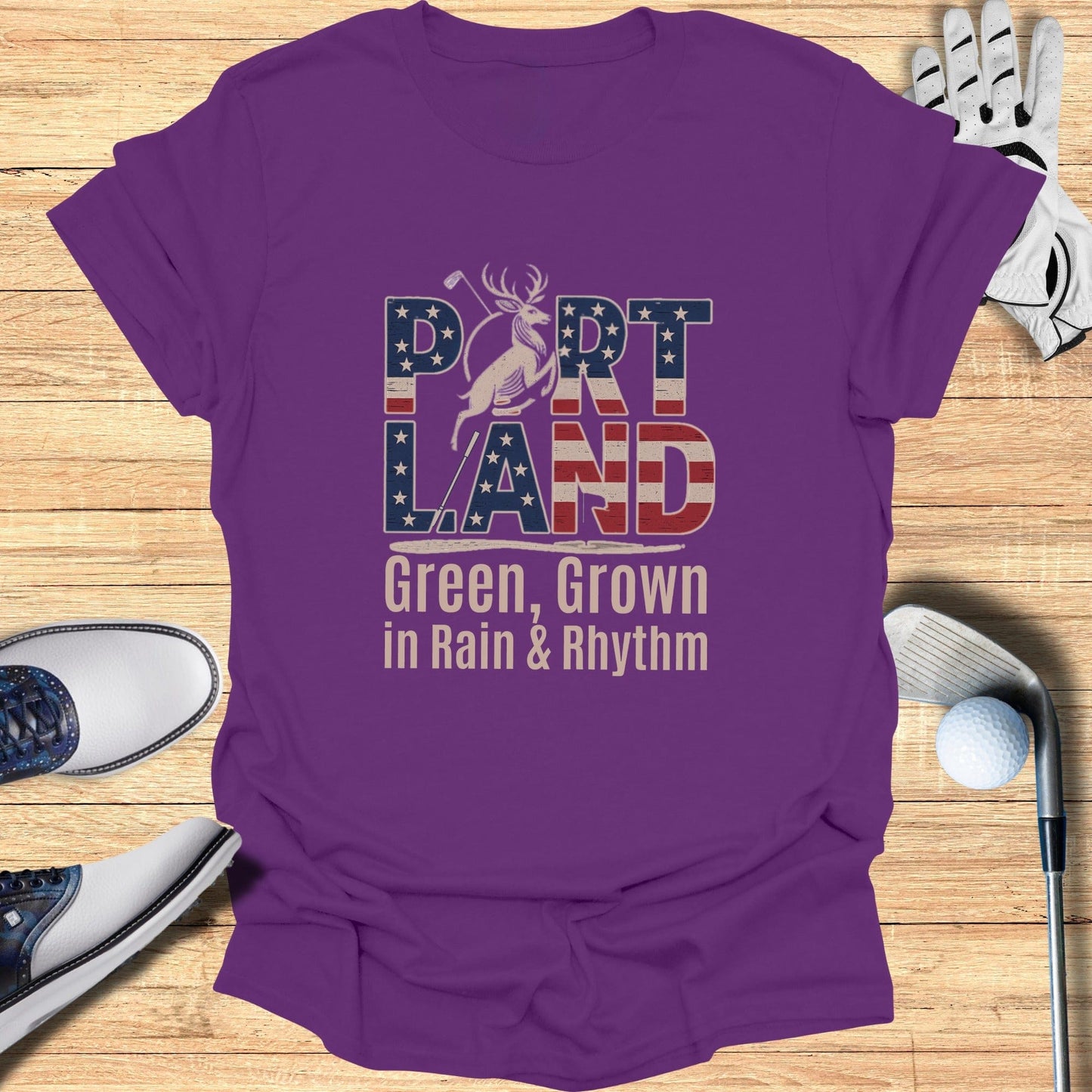 Portland Golf T-Shirt - Funny Golf Tee by Swing Epic