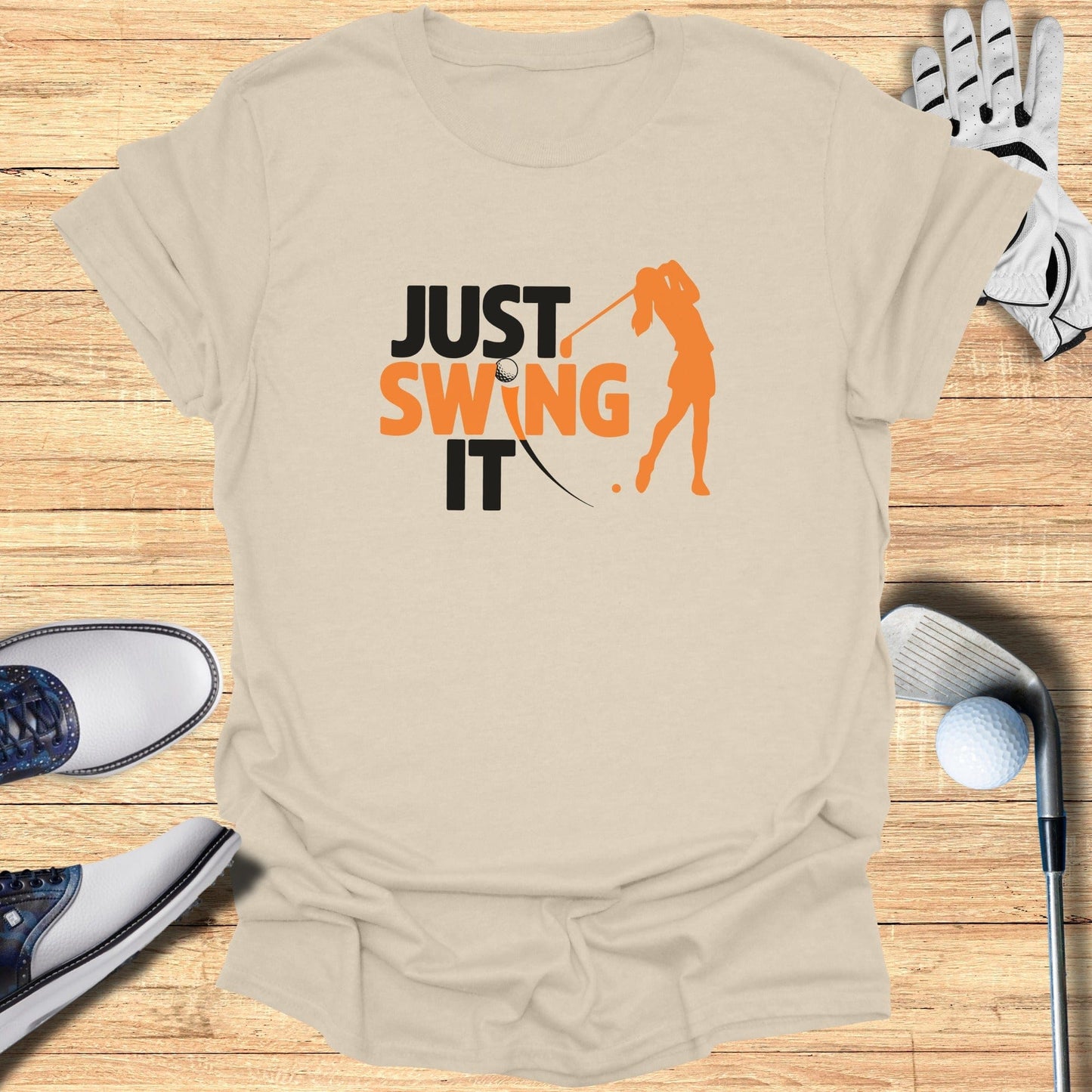 Just Swing It T-Shirt - Funny Golf Tee by Swing Epic