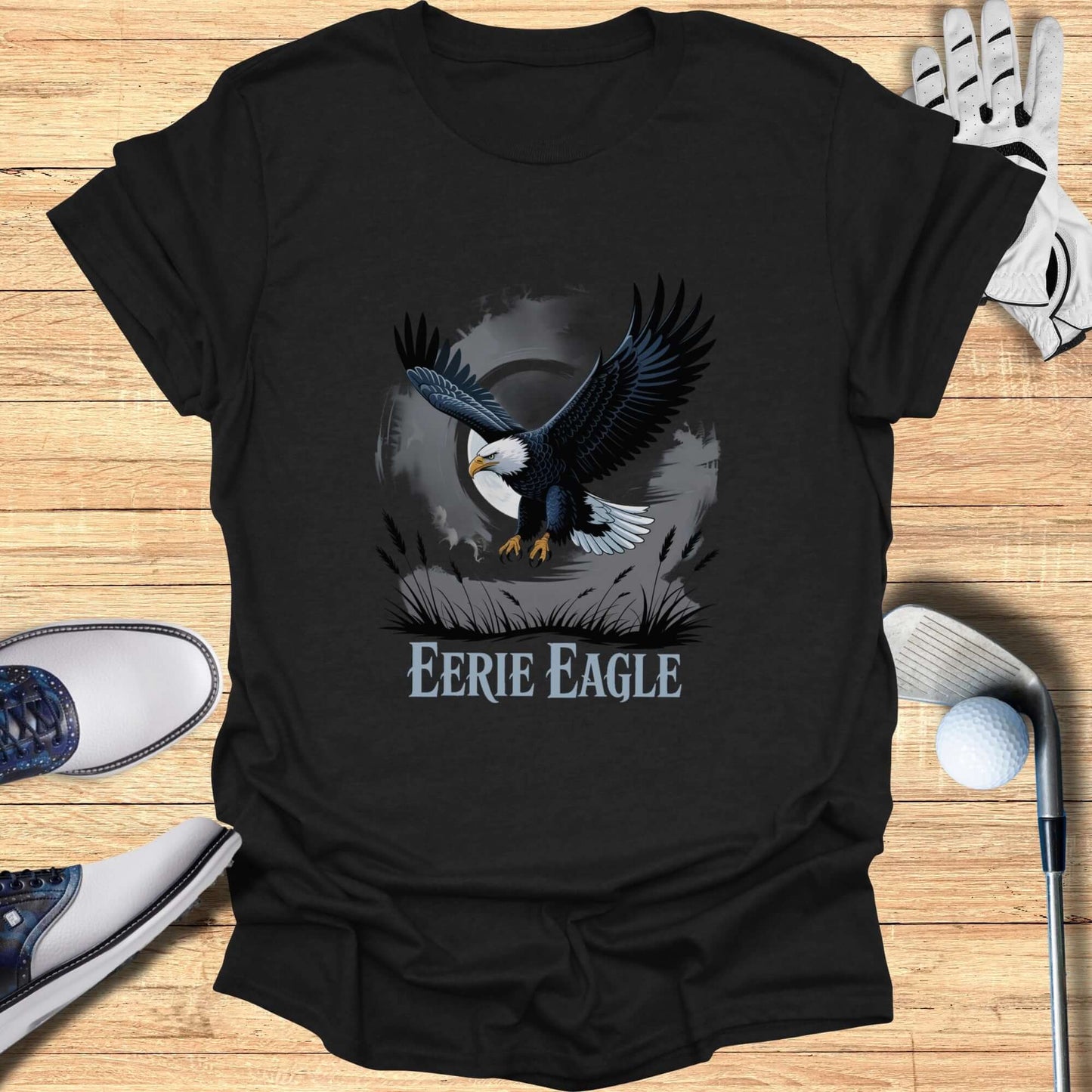 Eerie Eagle T-Shirt - Funny Golf Tee by Swing Epic