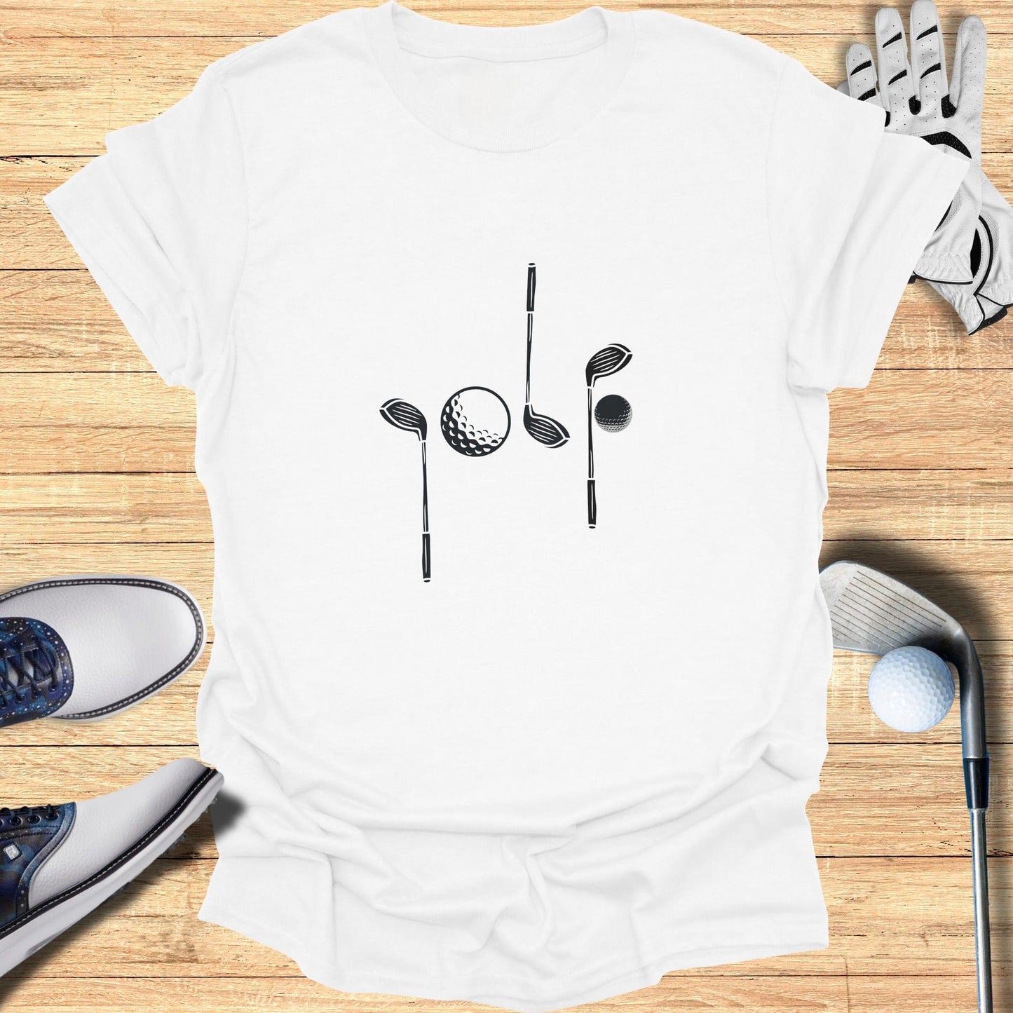 Golf Life Script T-Shirt - Funny Golf Tee by Swing Epic