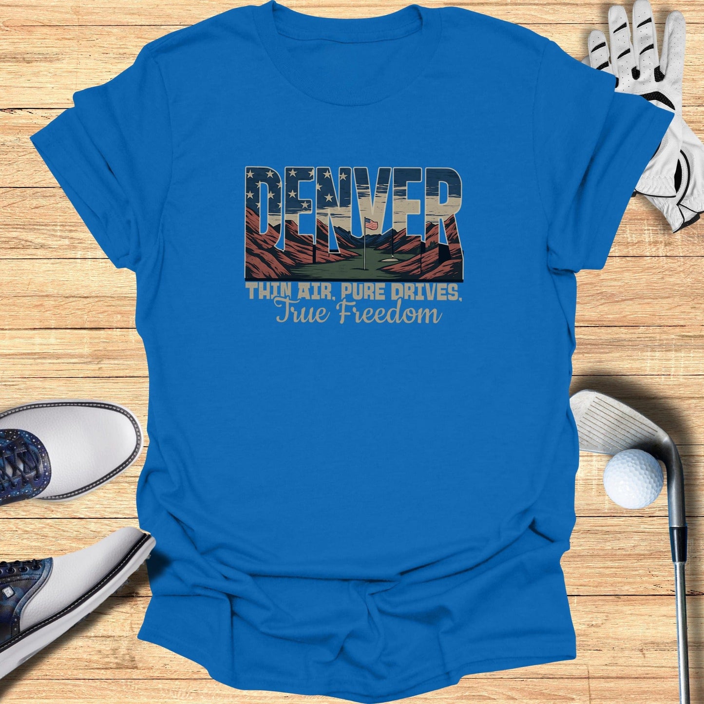 Denver Golf T-Shirt - Funny Golf Tee by Swing Epic