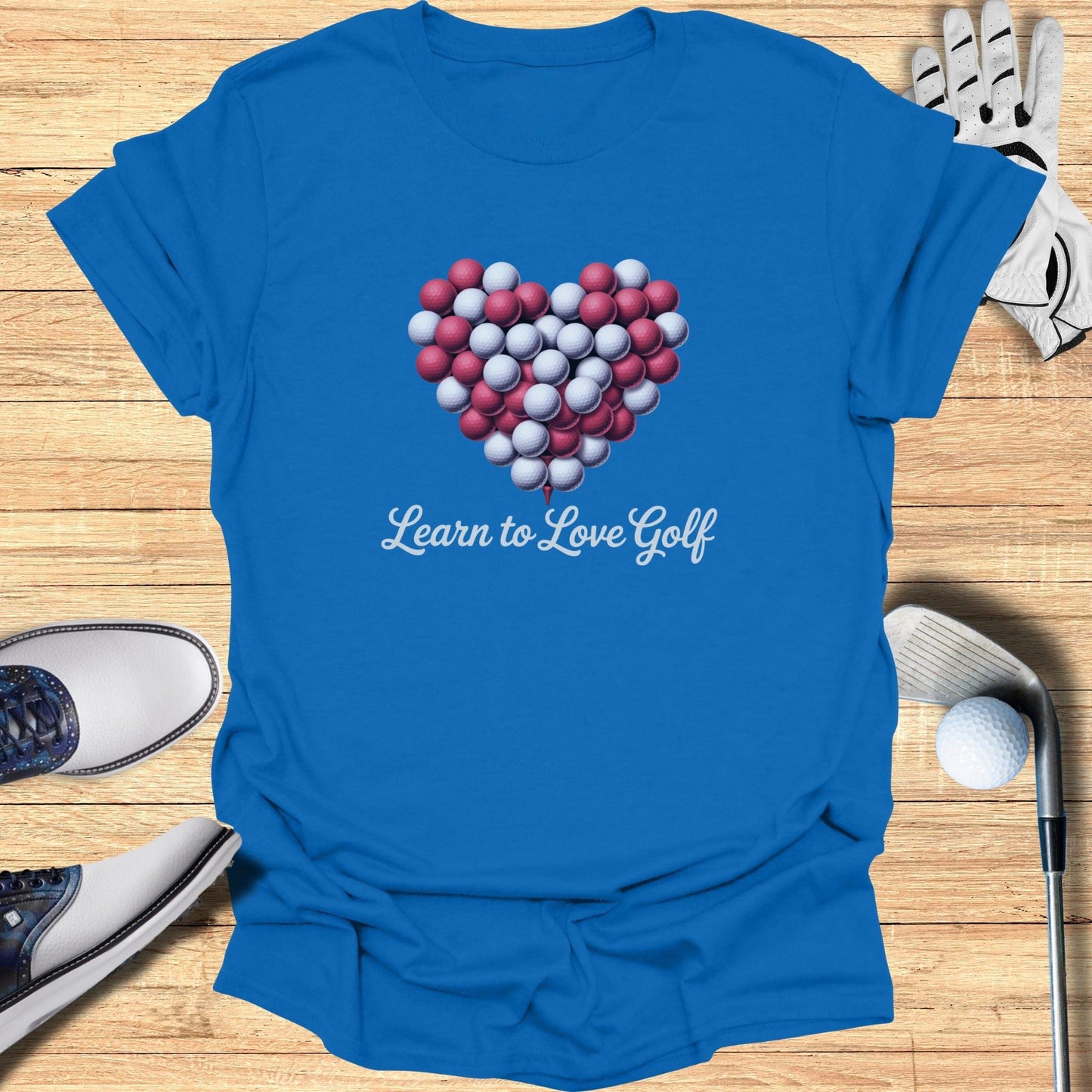 Learn to Love Golf T-Shirt - Funny Golf Tee by Swing Epic