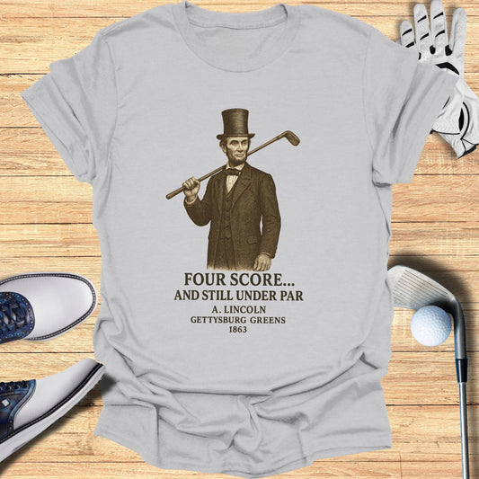 Four Score T-Shirt - Funny Golf Tee by Swing Epic