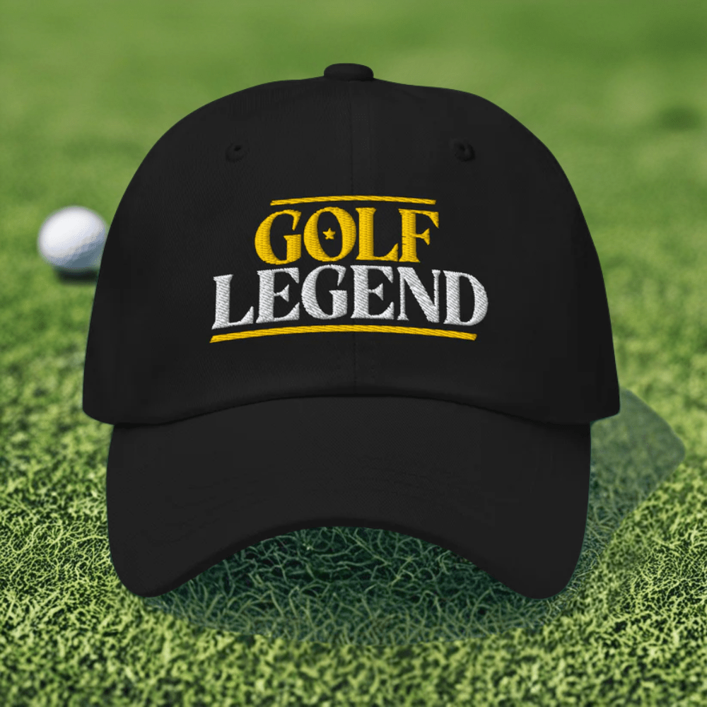 Golf Legend Embroidered Golf Cap - Funny Golf Tee by Swing Epic