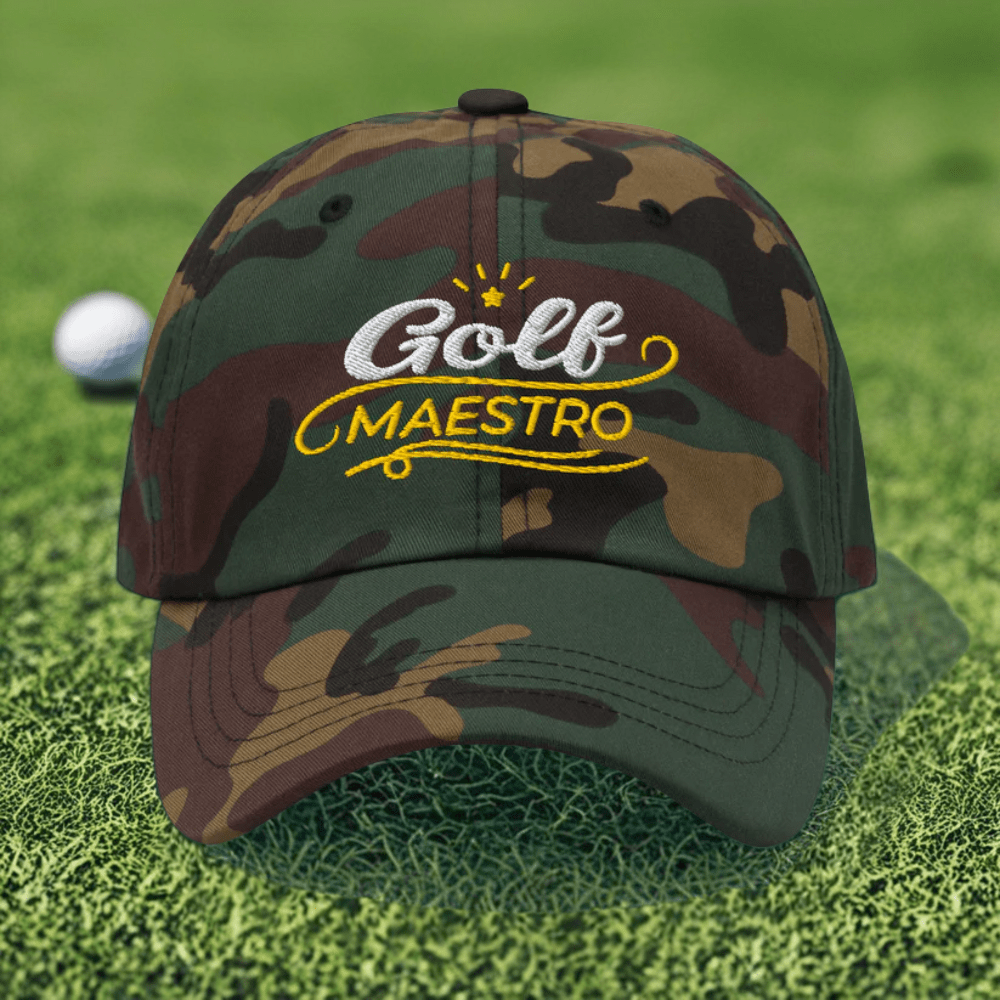Golf Maestro Embroidered Golf Cap - Funny Golf Tee by Swing Epic