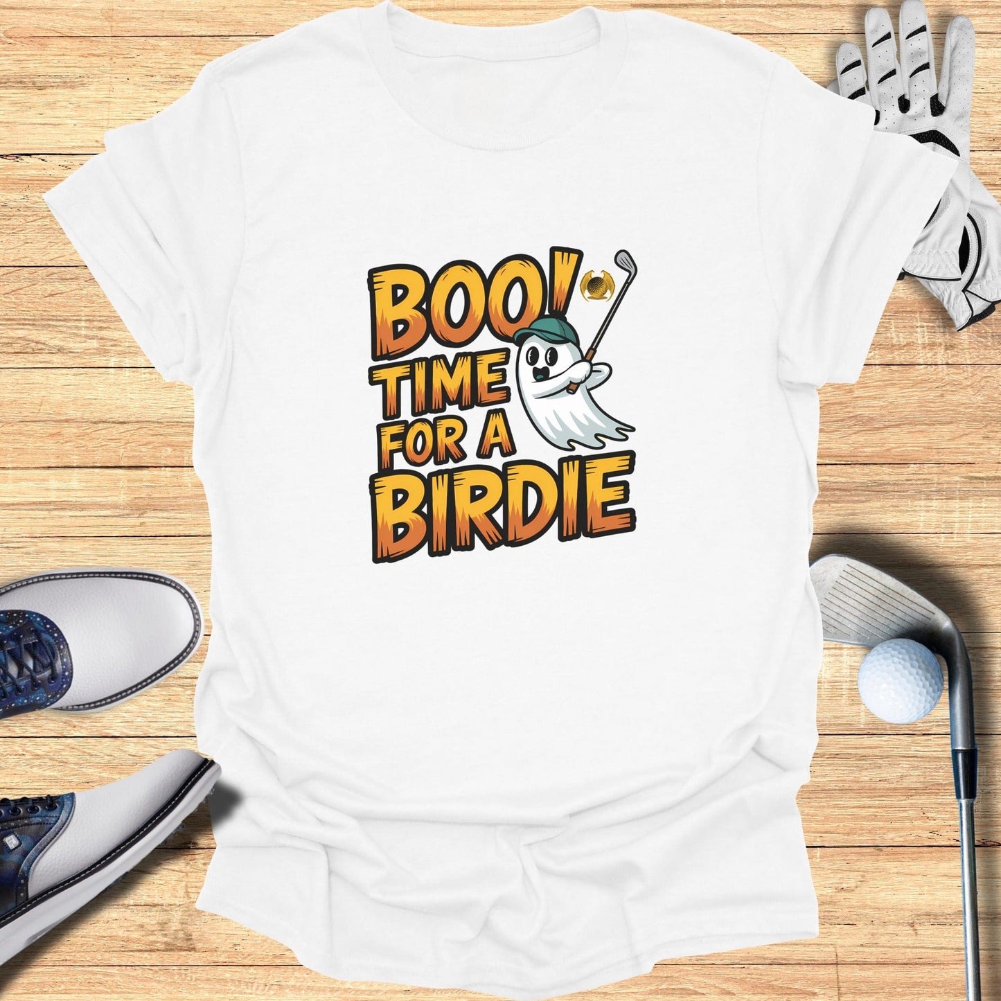 Boo Time for a Birdie T-Shirt - Funny Golf Tee by Swing Epic