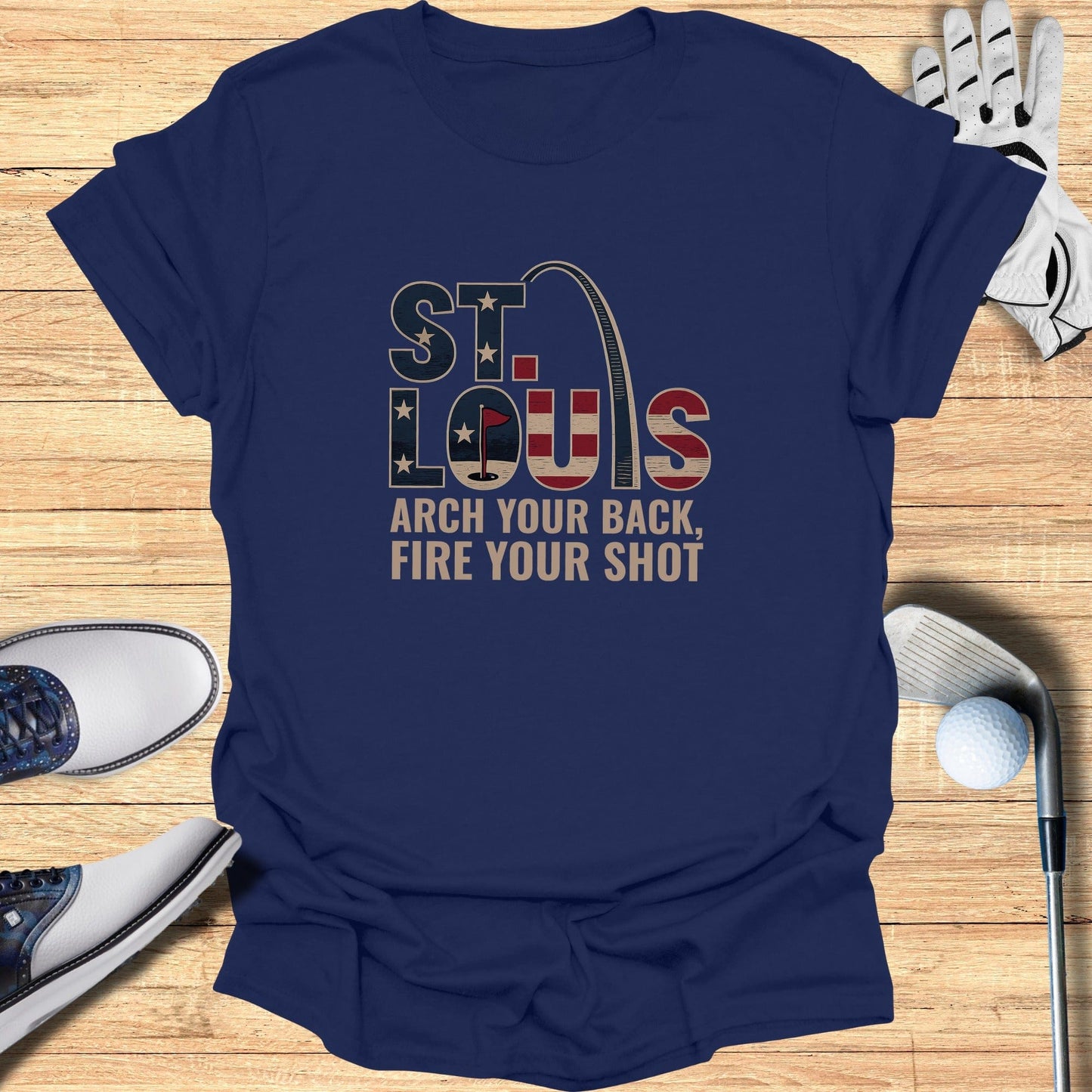 St. Louis Golf T-Shirt - Funny Golf Tee by Swing Epic