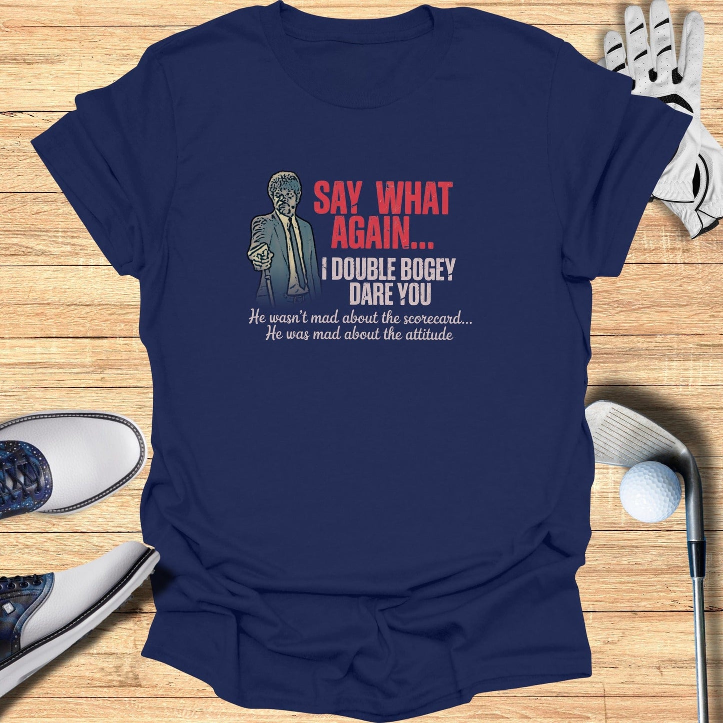 Double Bogey Dare You T-Shirt - Funny Golf Tee by Swing Epic
