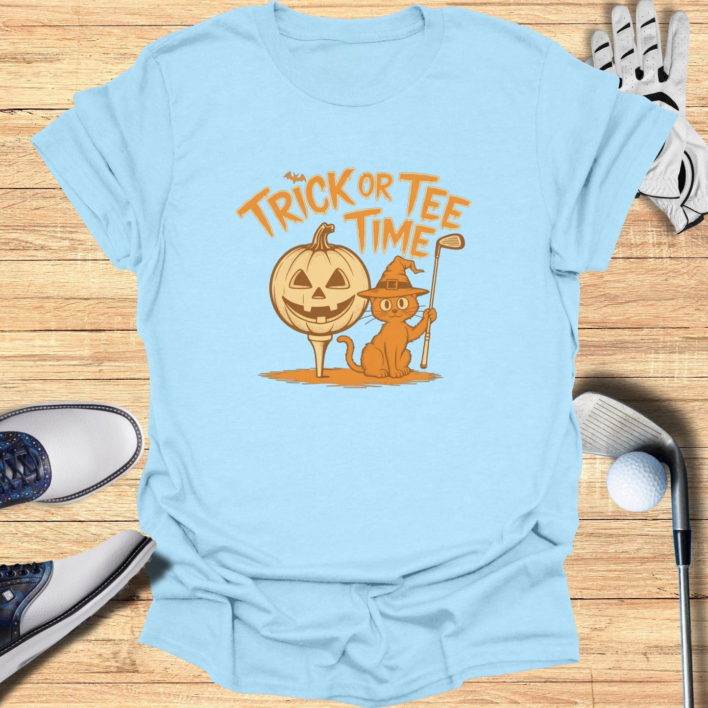 Trick or Tee Time T-Shirt - Funny Golf Tee by Swing Epic