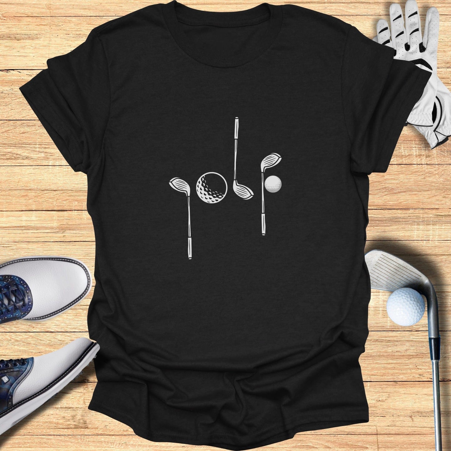 Golf Life Script T-Shirt - Funny Golf Tee by Swing Epic