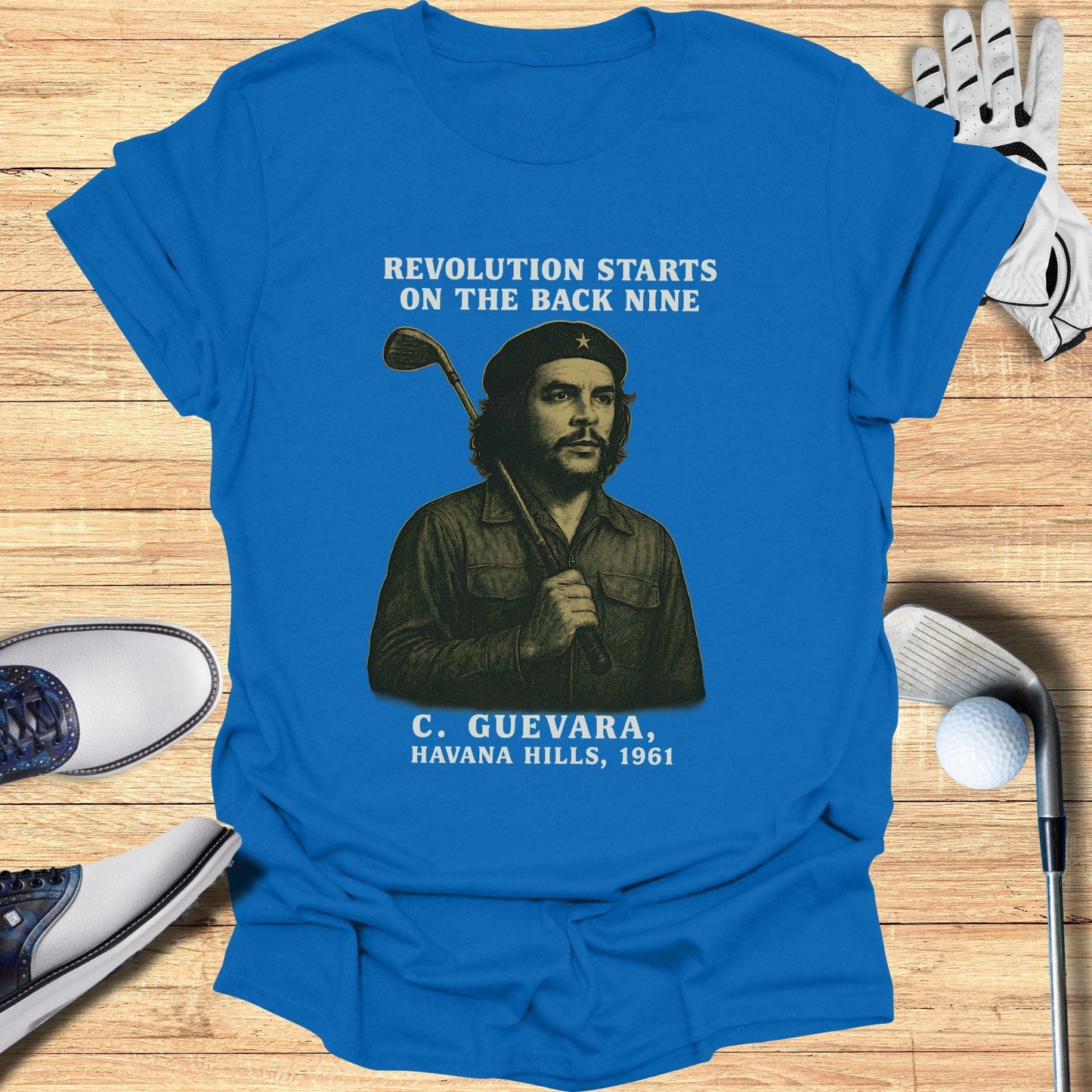 Revolution Starts On The Back Nine T-Shirt - Funny Golf Tee by Swing Epic