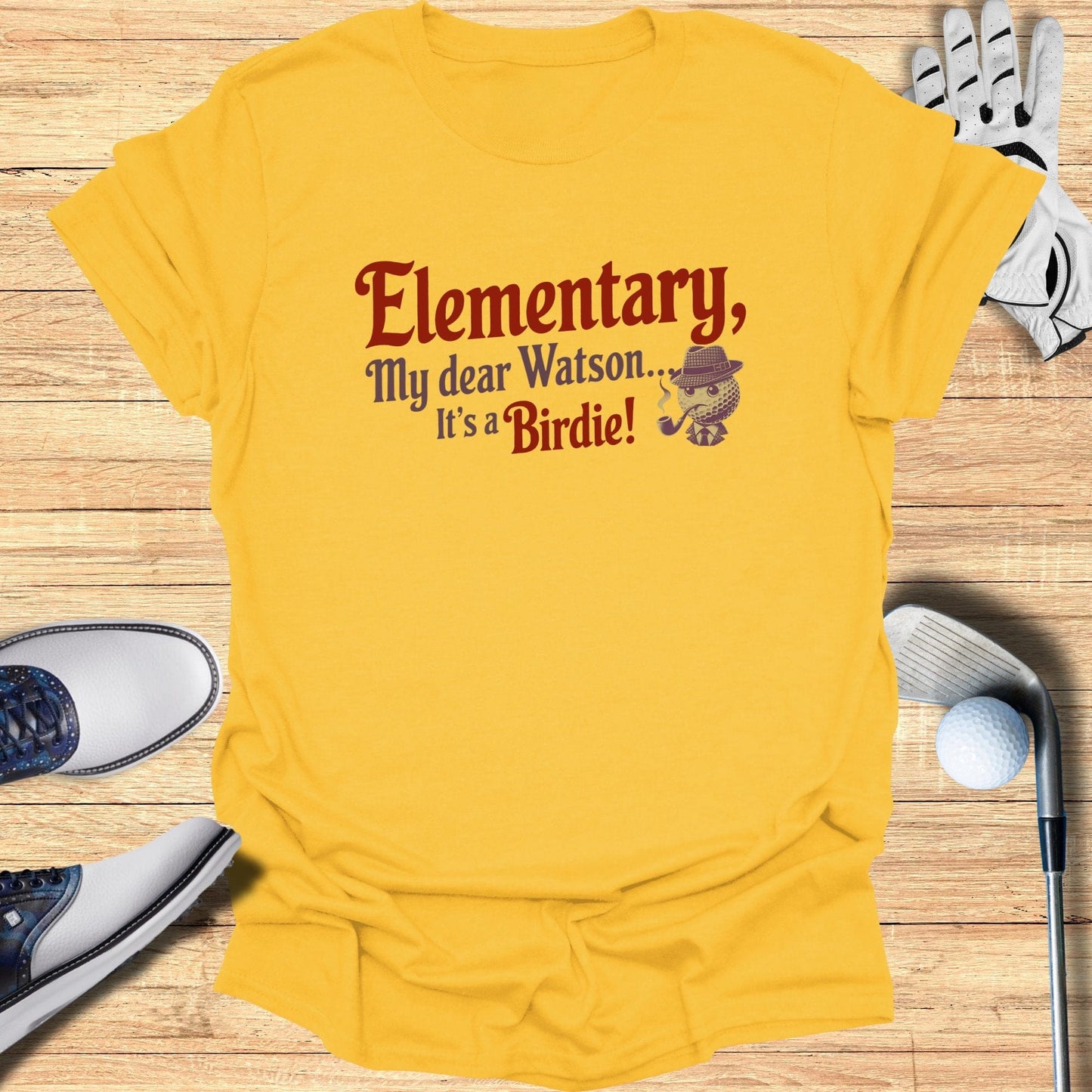 Elementary My Dear T-Shirt - Funny Golf Tee by Swing Epic