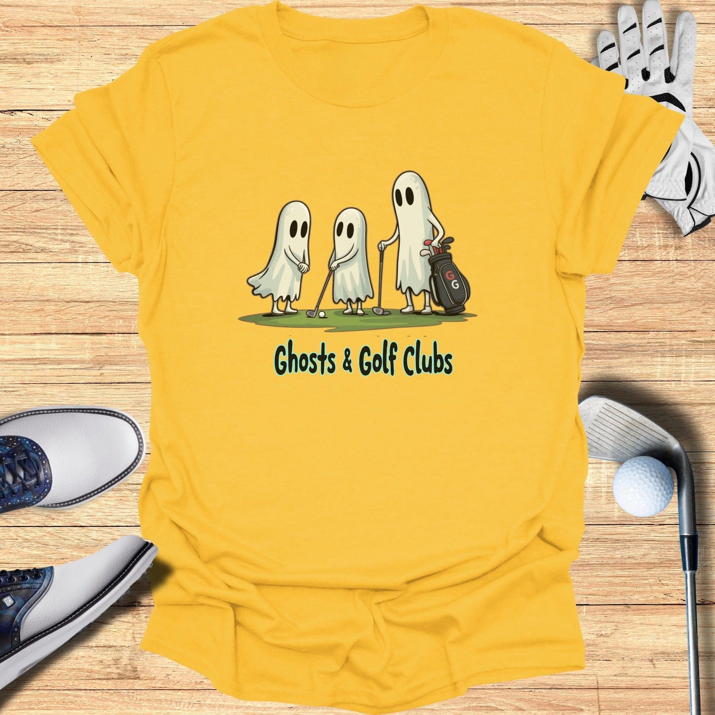 Ghost Swing Club T-Shirt - Funny Golf Tee by Swing Epic