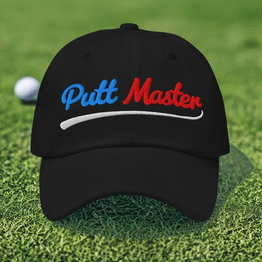 Putt Master Embroidered Golf Cap - Funny Golf Tee by Swing Epic