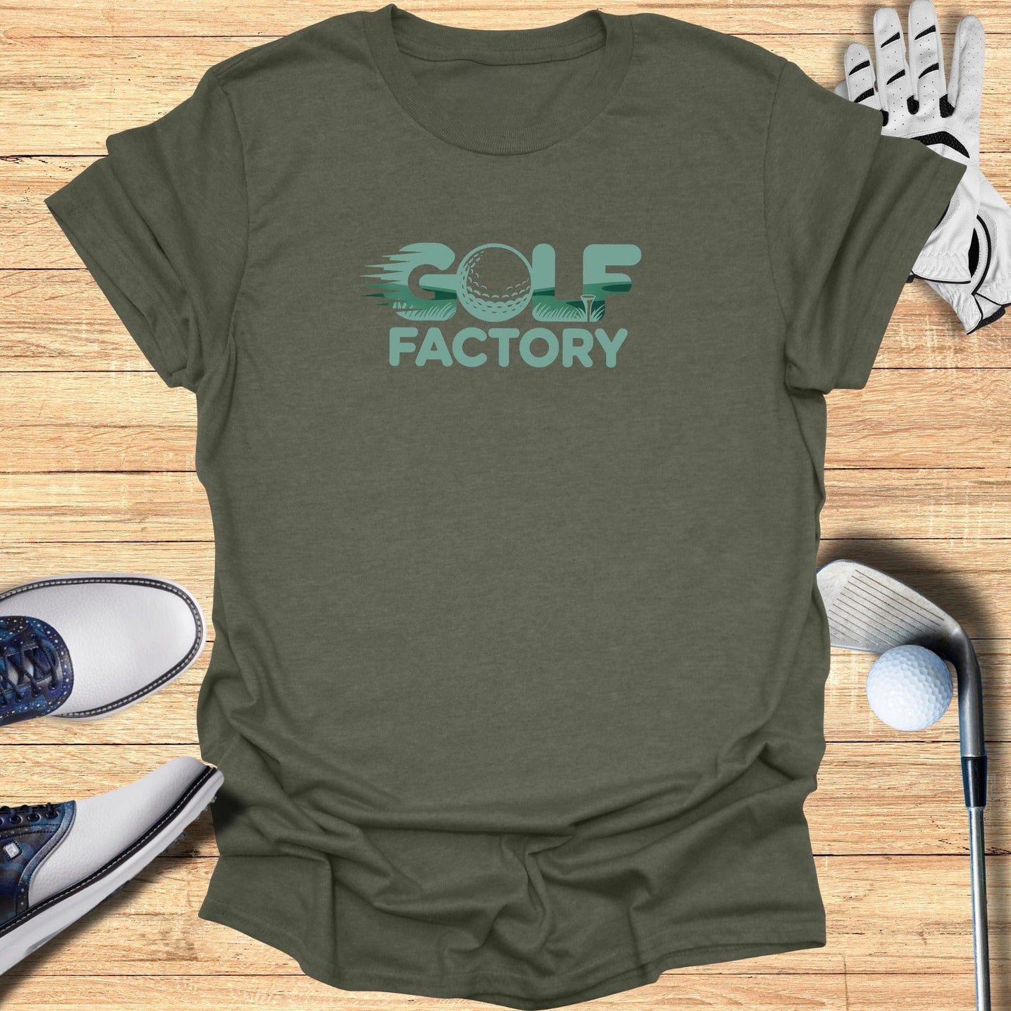 Golf Factory T-Shirt - Funny Golf Tee by Swing Epic