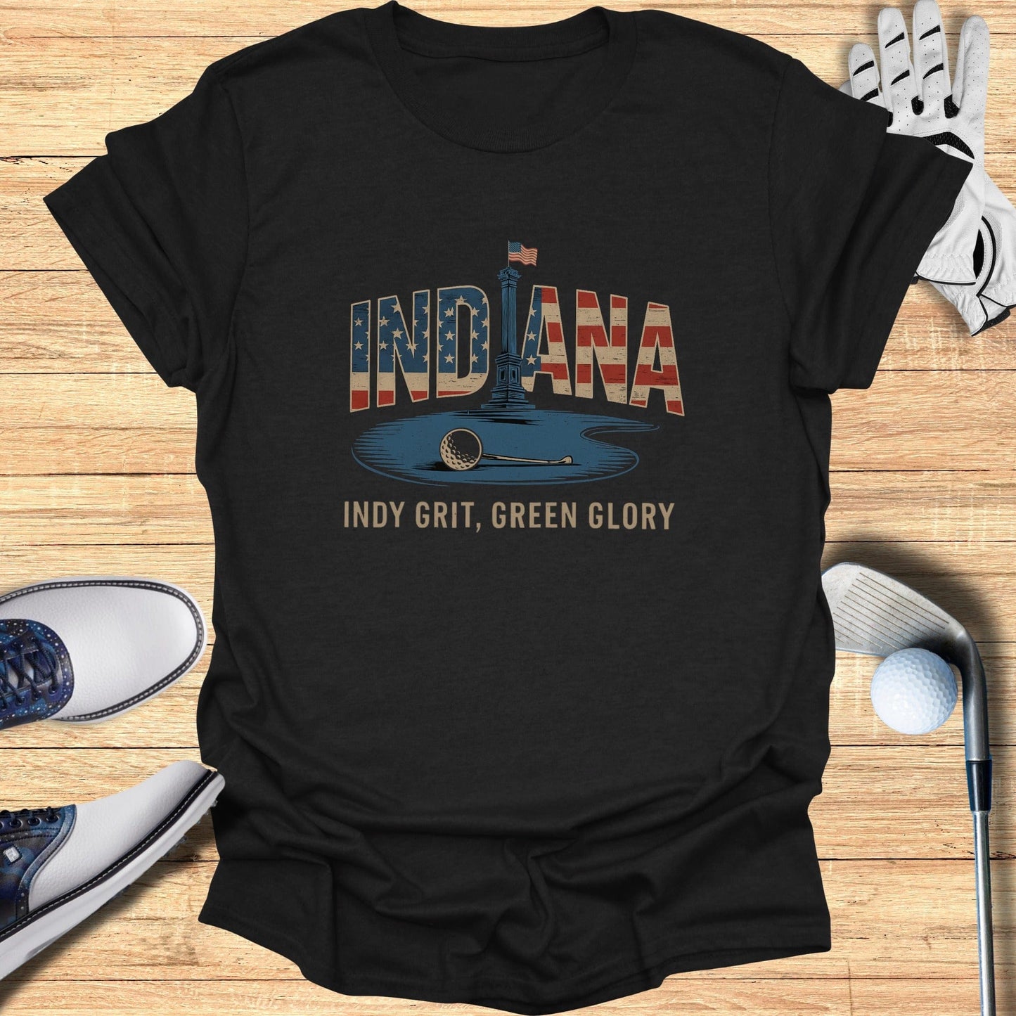 Indiana Golf T-Shirt - Funny Golf Tee by Swing Epic