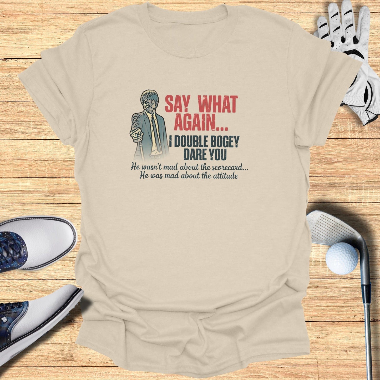 Double Bogey Dare You T-Shirt - Funny Golf Tee by Swing Epic