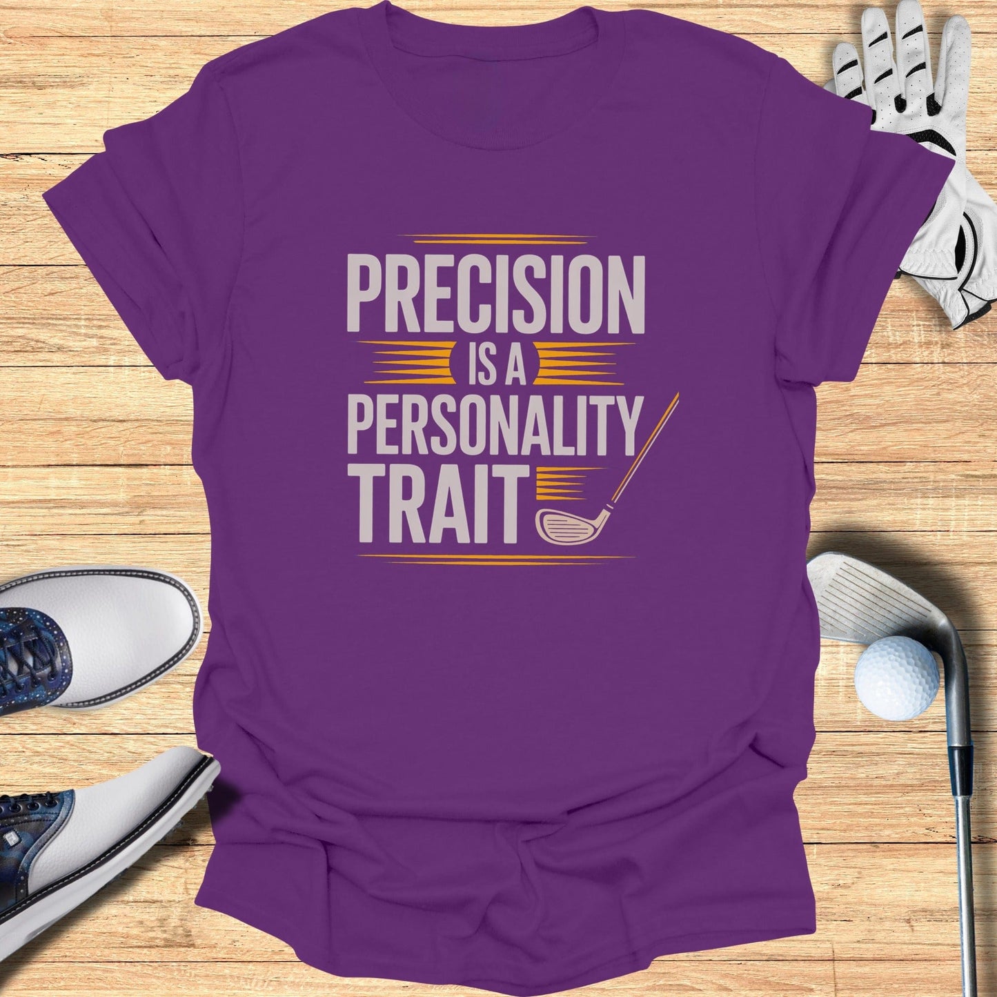 Precision Is Personal T-Shirt - Funny Golf Tee by Swing Epic