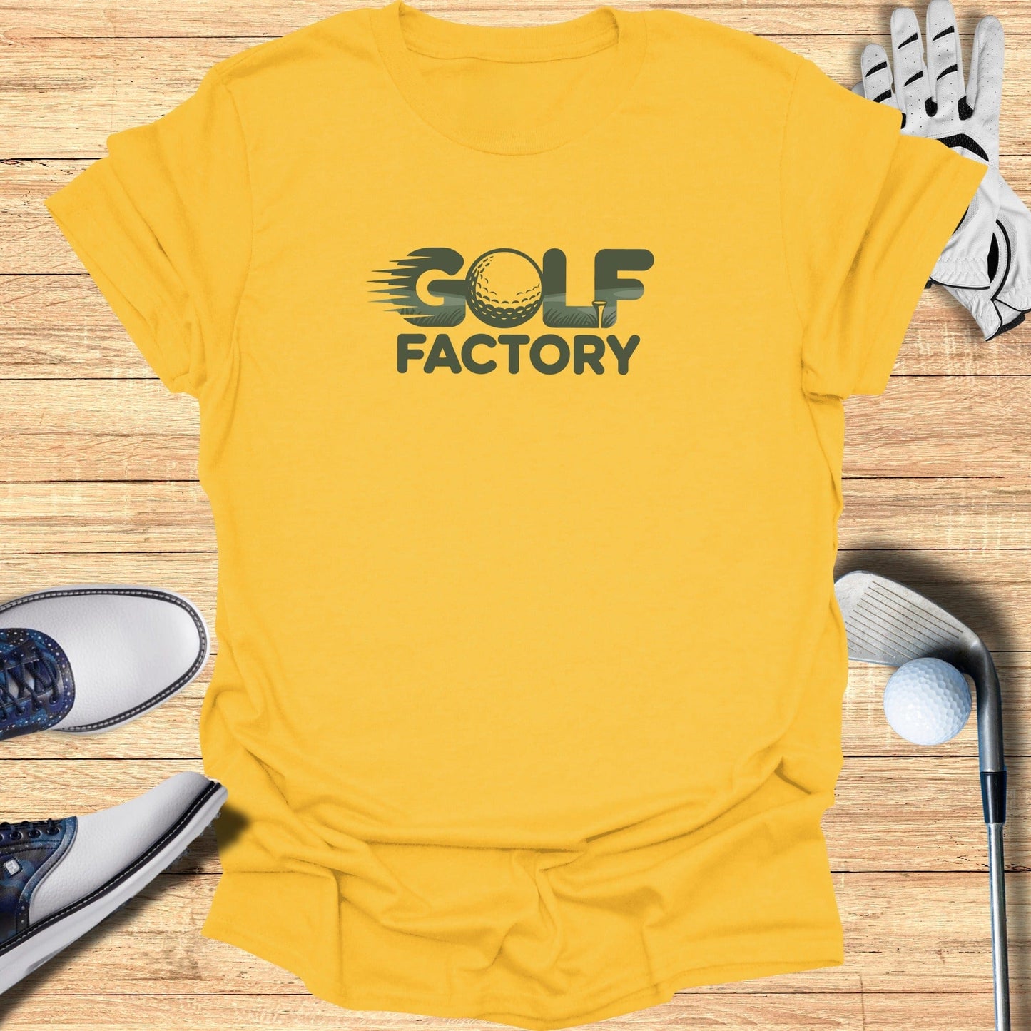Golf Factory T-Shirt - Funny Golf Tee by Swing Epic