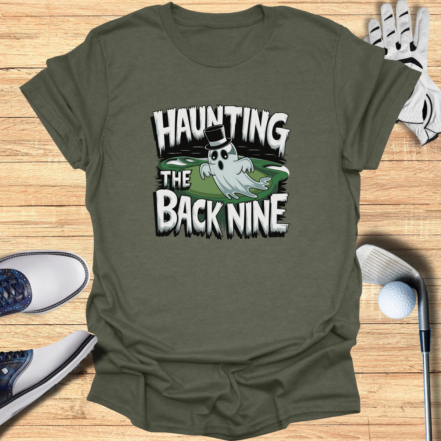 Haunting The Back Nine Funny Golf T-Shirt product type