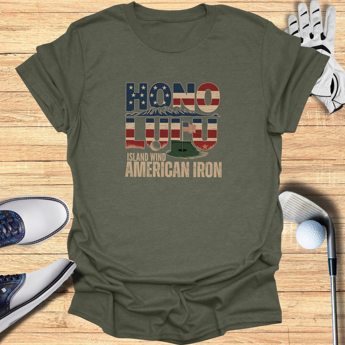 Honolulu Golf T-Shirt - Funny Golf Tee by Swing Epic