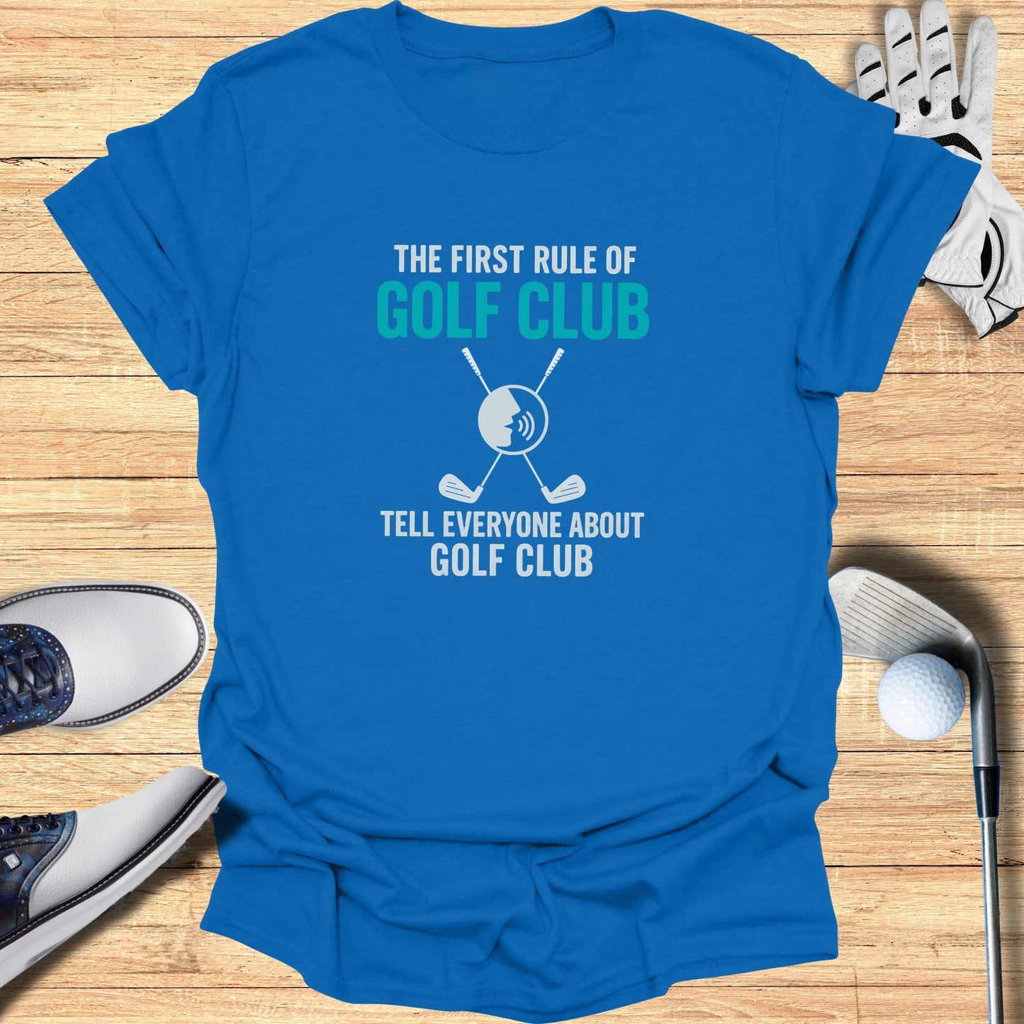 First Rule of Golf Club T-Shirt - Funny Golf Tee by Swing Epic