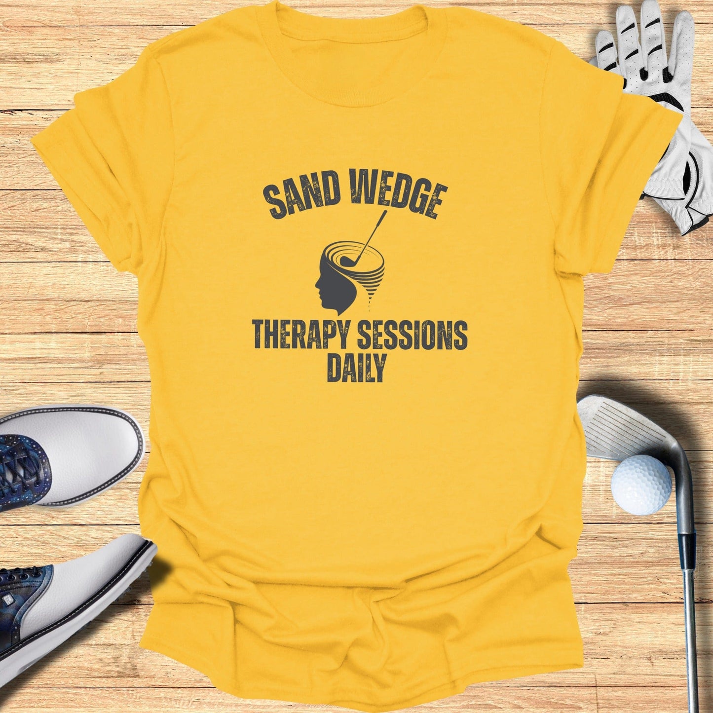 Sand Wedge Therapy T-Shirt - Funny Golf Tee by Swing Epic