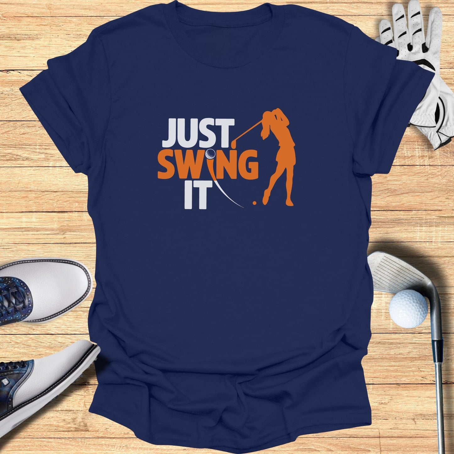Just Swing It T-Shirt - Funny Golf Tee by Swing Epic