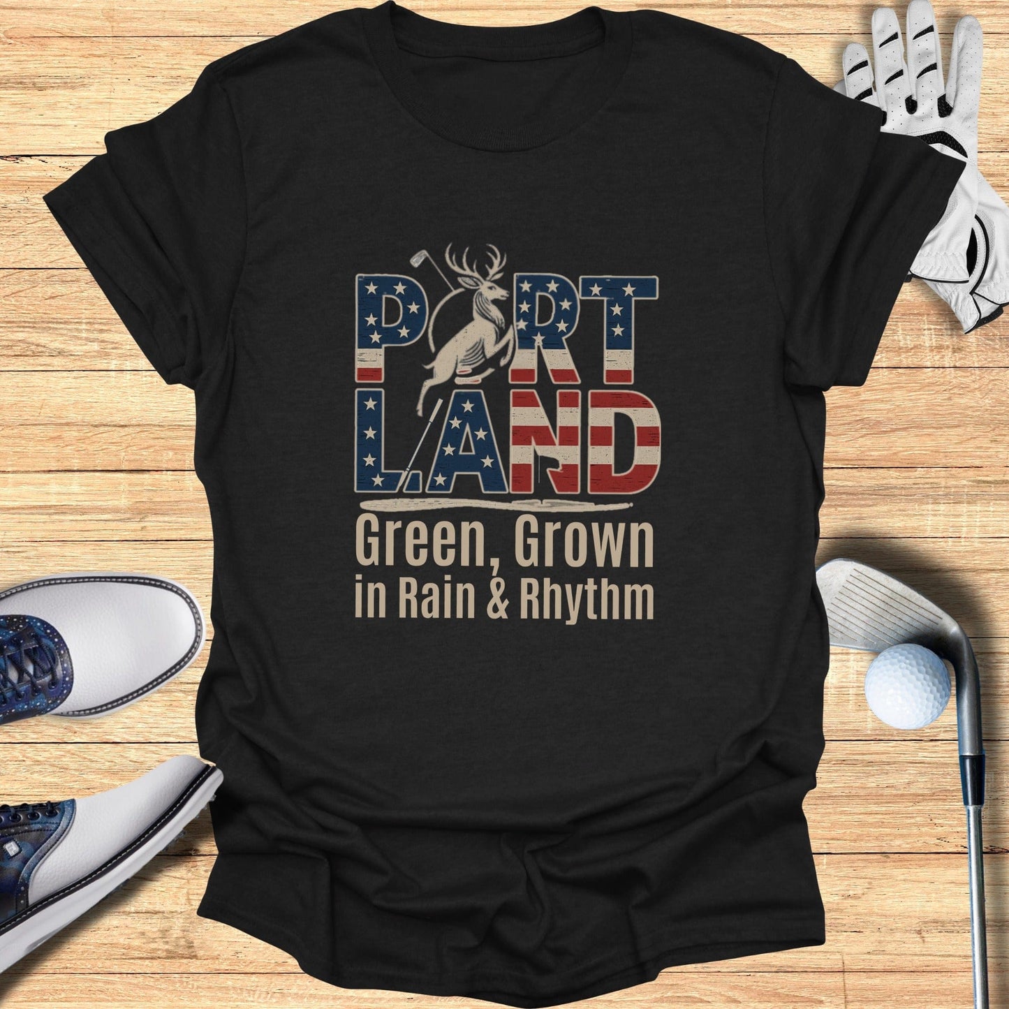 Portland Golf T-Shirt - Funny Golf Tee by Swing Epic