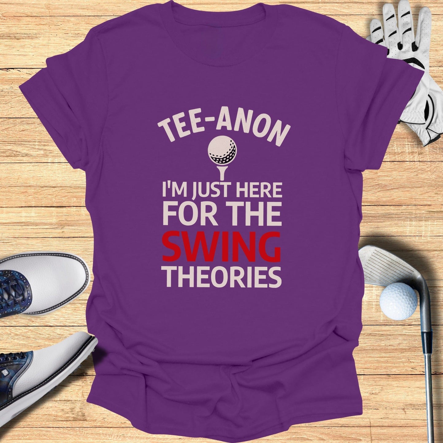 Tee-Anon T-Shirt - Funny Golf Tee by Swing Epic