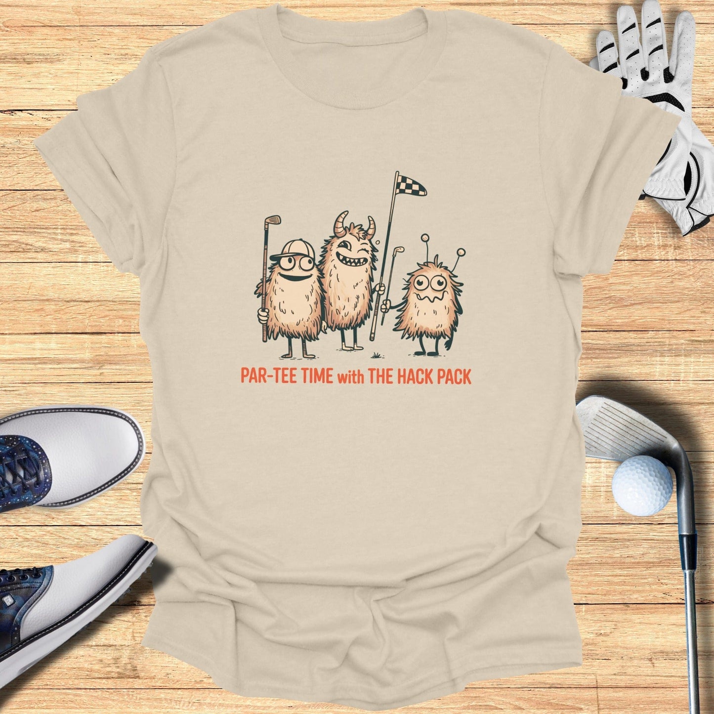 Par-Tee with the Hack Pack T-Shirt - Funny Golf Tee by Swing Epic