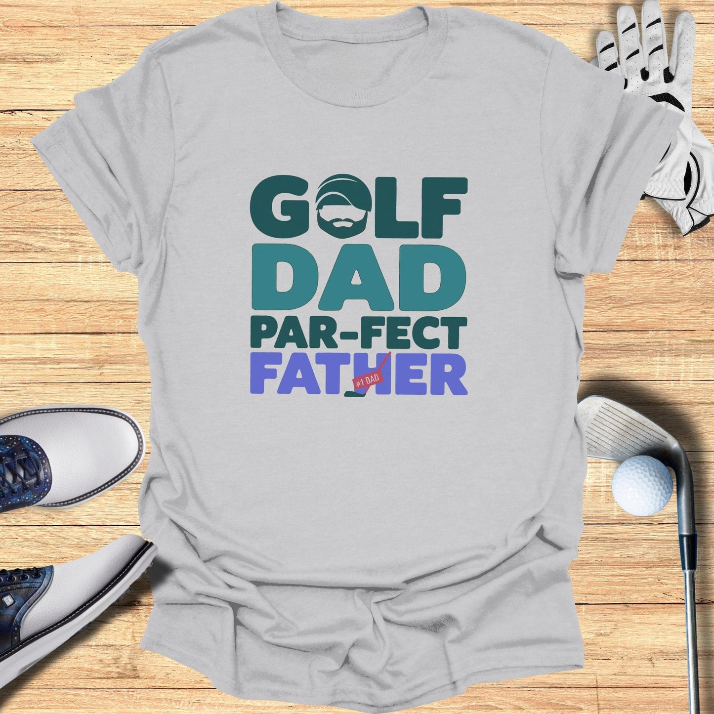 Golf Dad Par-fect Father TShirt - Funny Golf Tee by Swing Epic