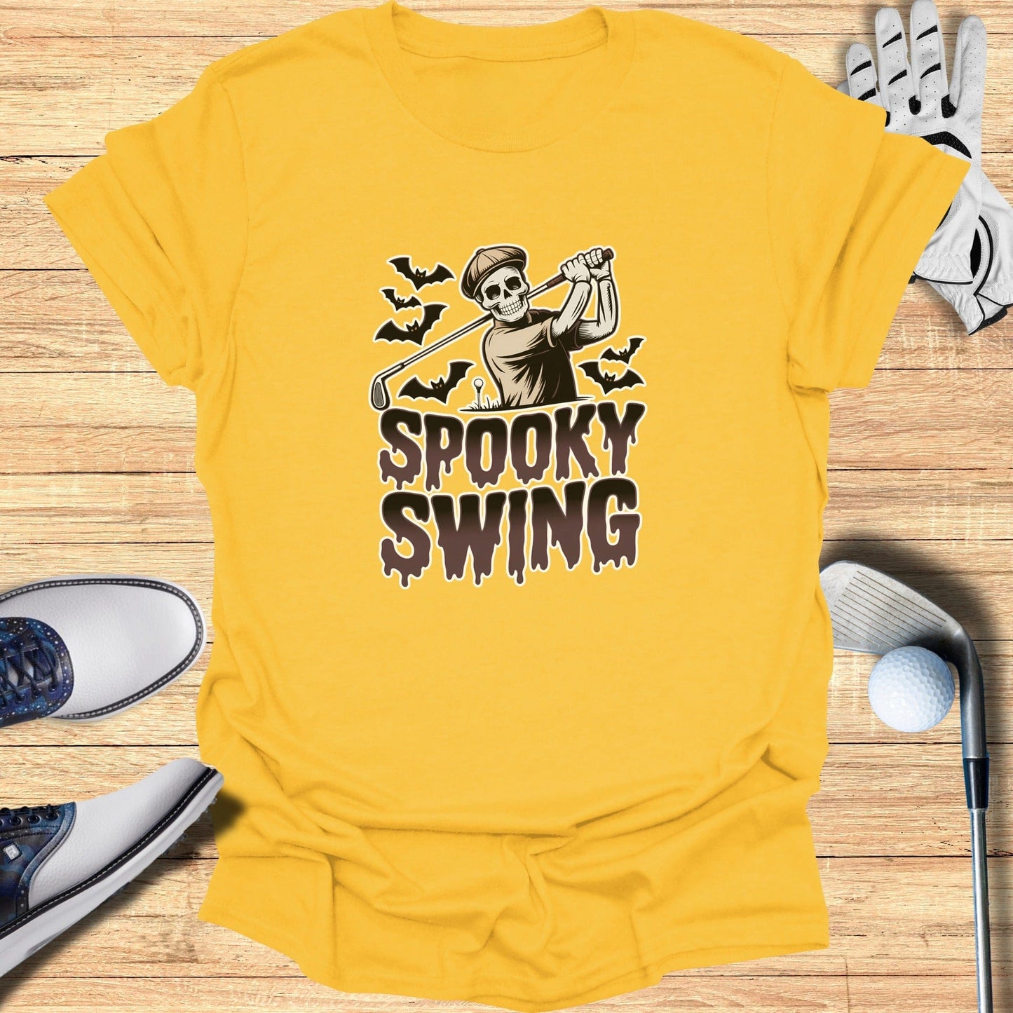 Spooky Swing T-Shirt - Funny Golf Tee by Swing Epic