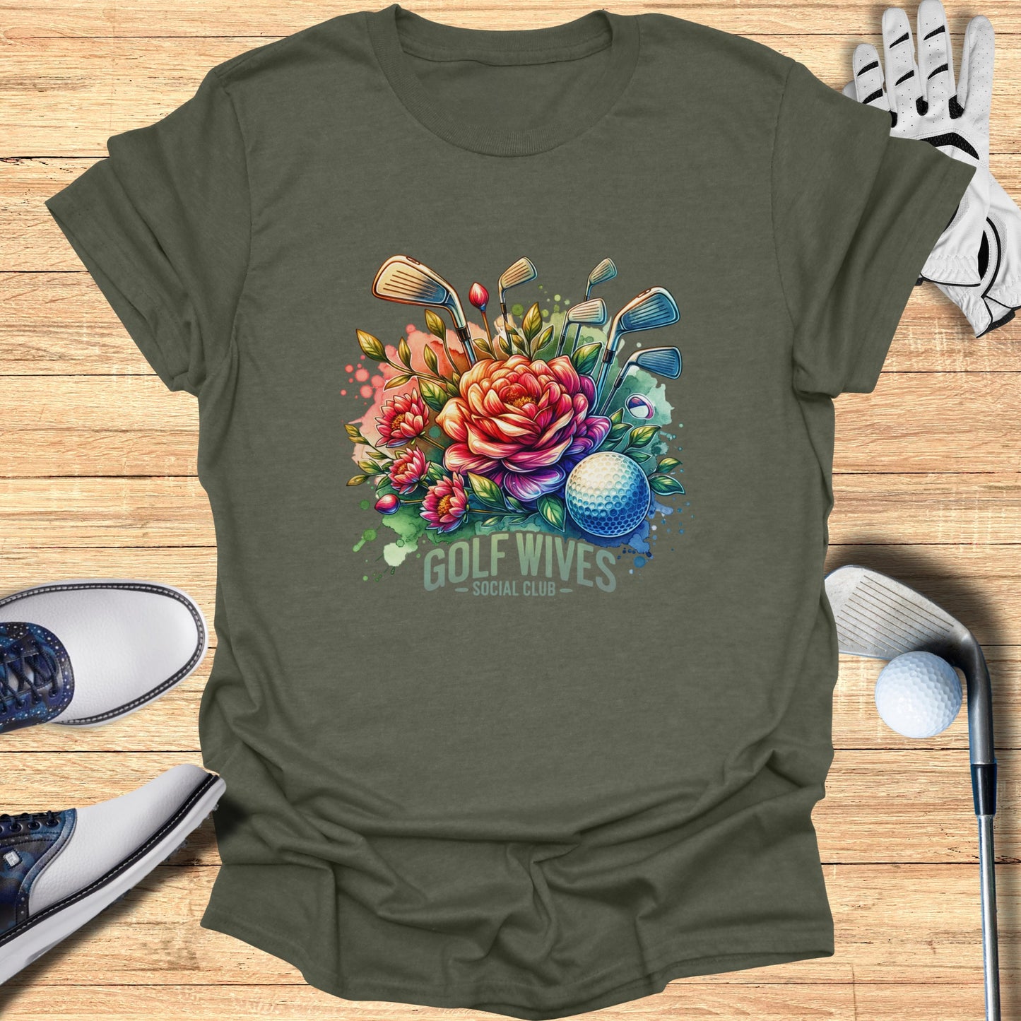 Golf Wives Social Club Floral Graphic T-Shirt product