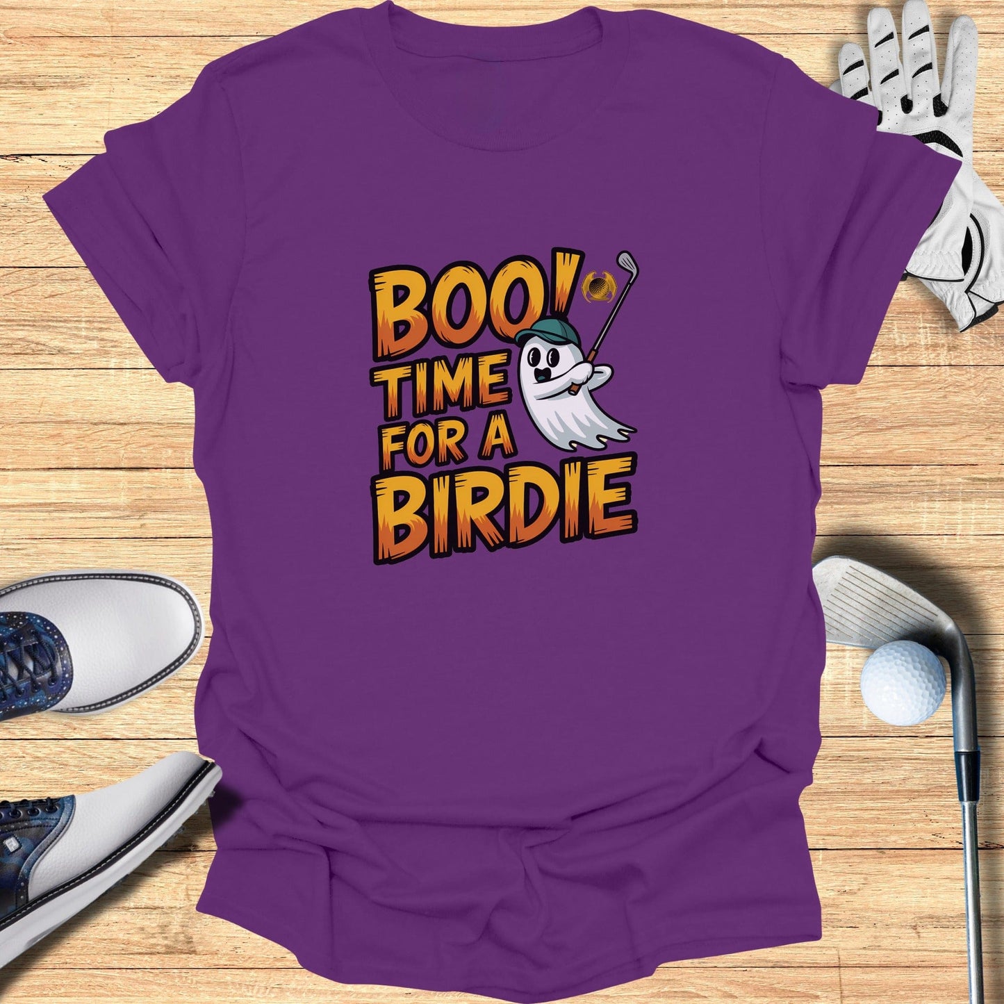 Boo Time for a Birdie T-Shirt - Funny Golf Tee by Swing Epic