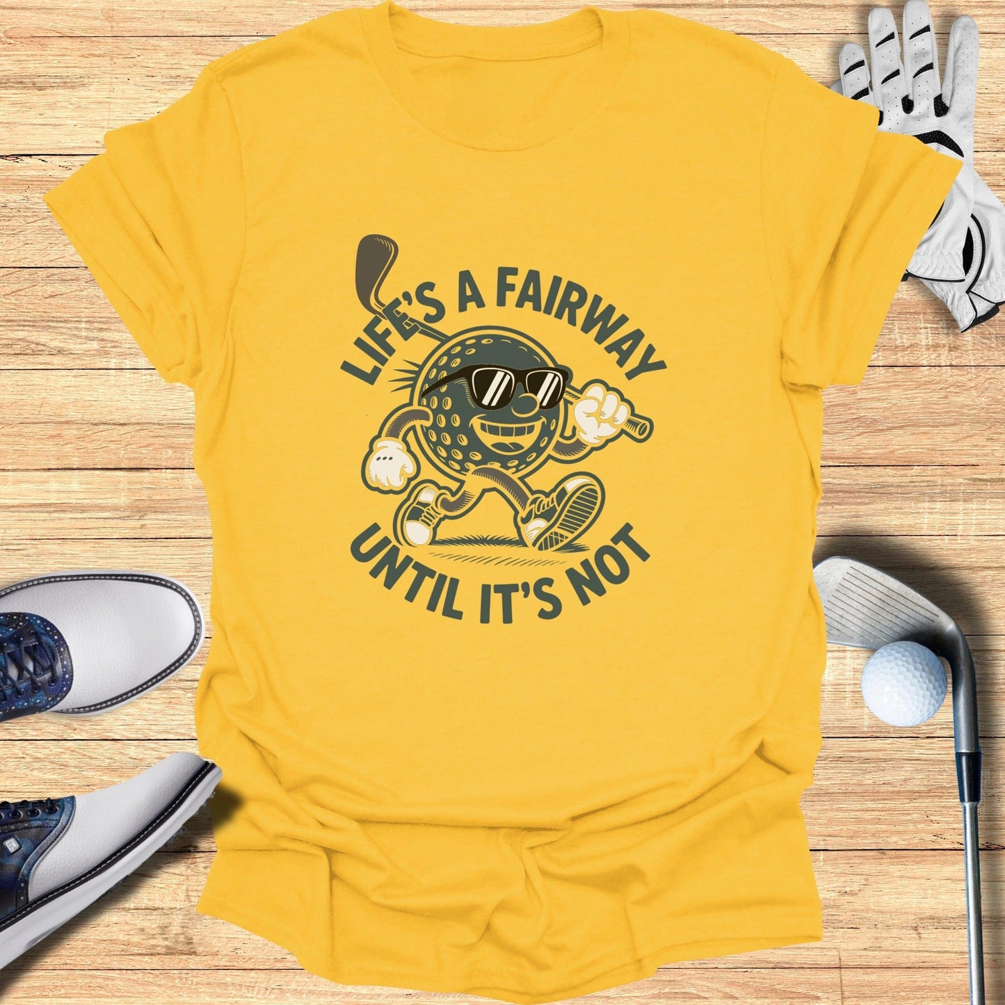 Life’s a Fairway T-Shirt - Funny Golf Tee by Swing Epic