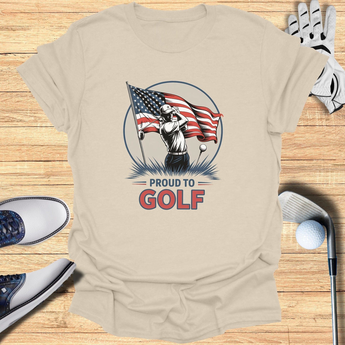 Proud to Golf T-Shirt - Funny Golf Tee by Swing Epic