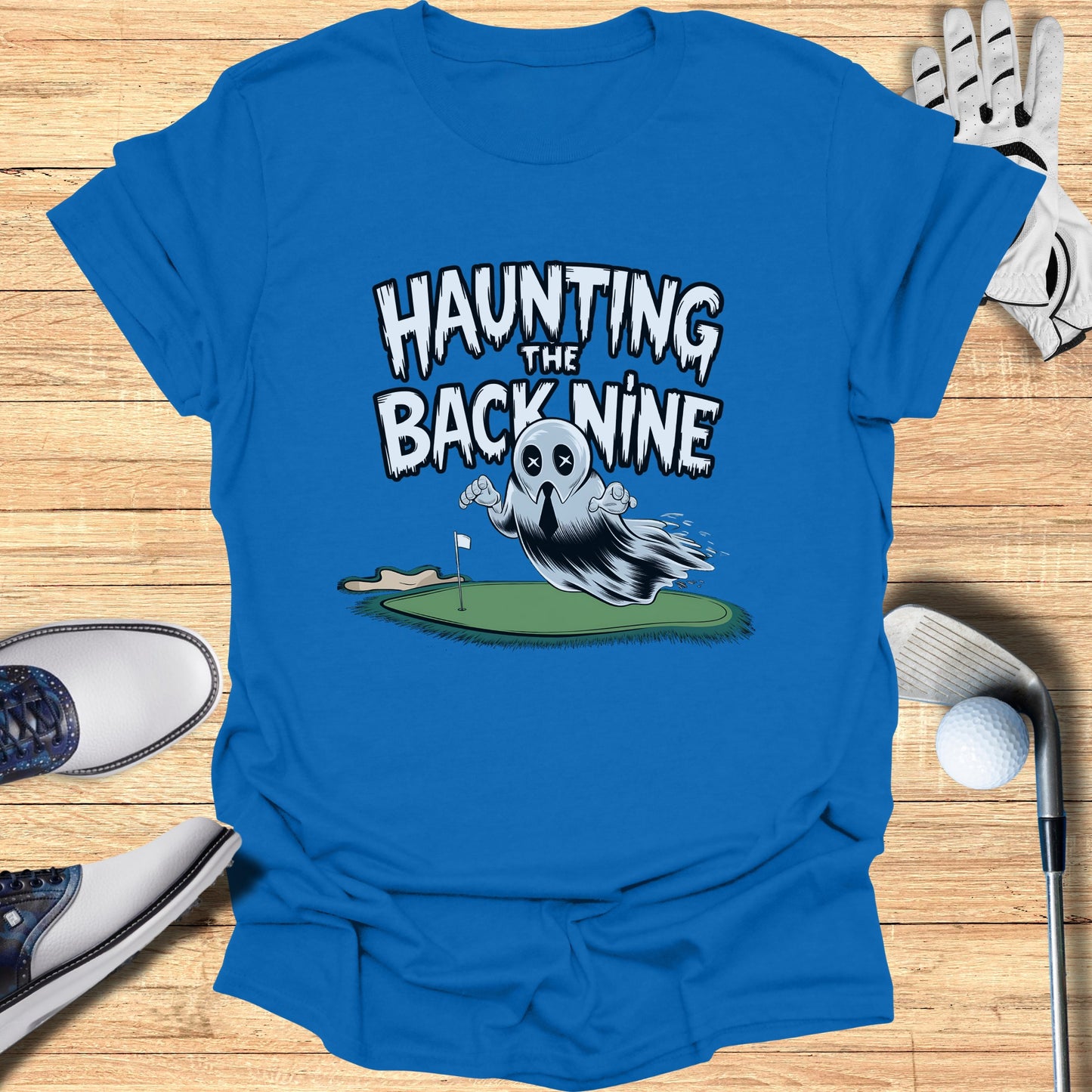 Haunting the Back Nine Halloween Golf T-shirt product