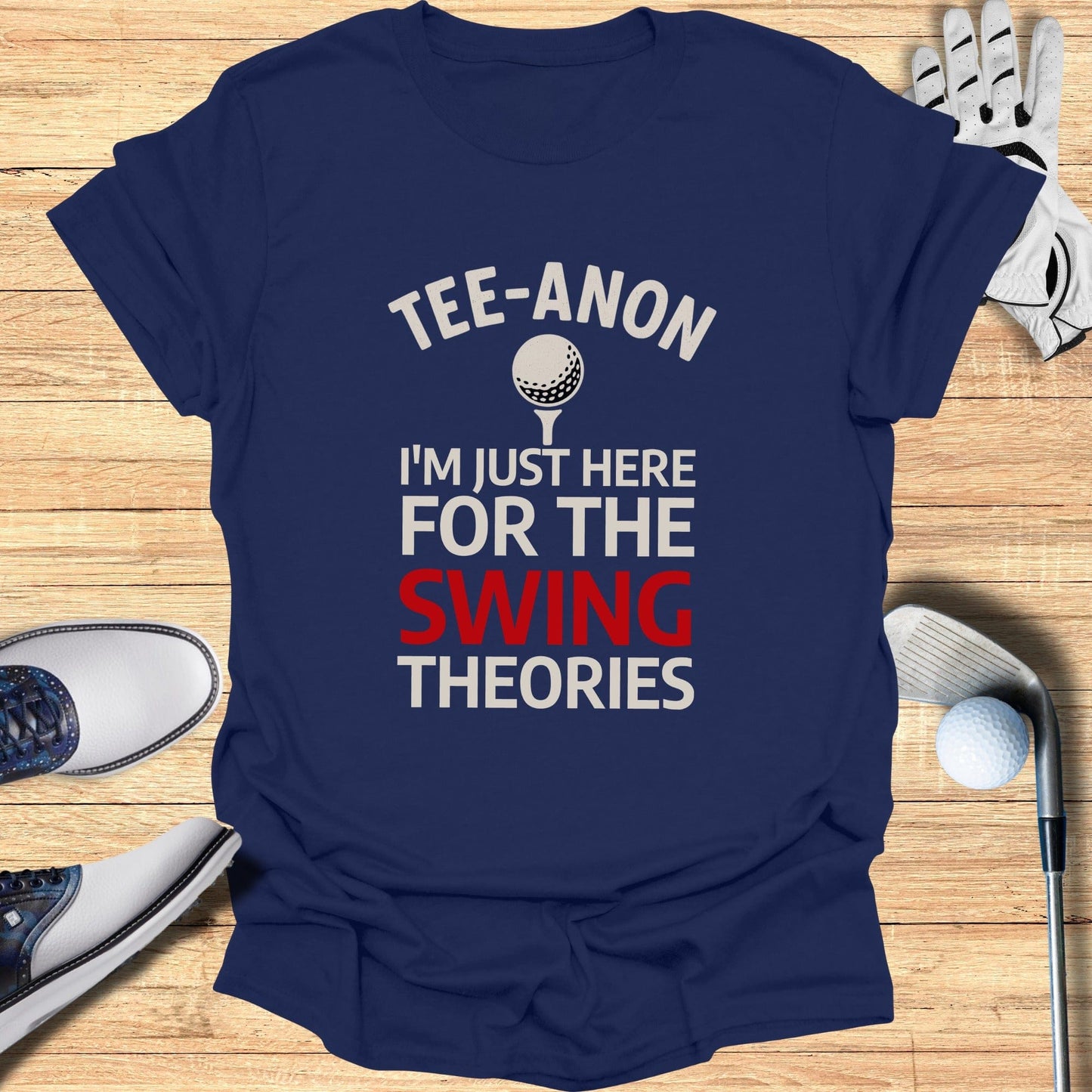 Tee-Anon T-Shirt - Funny Golf Tee by Swing Epic