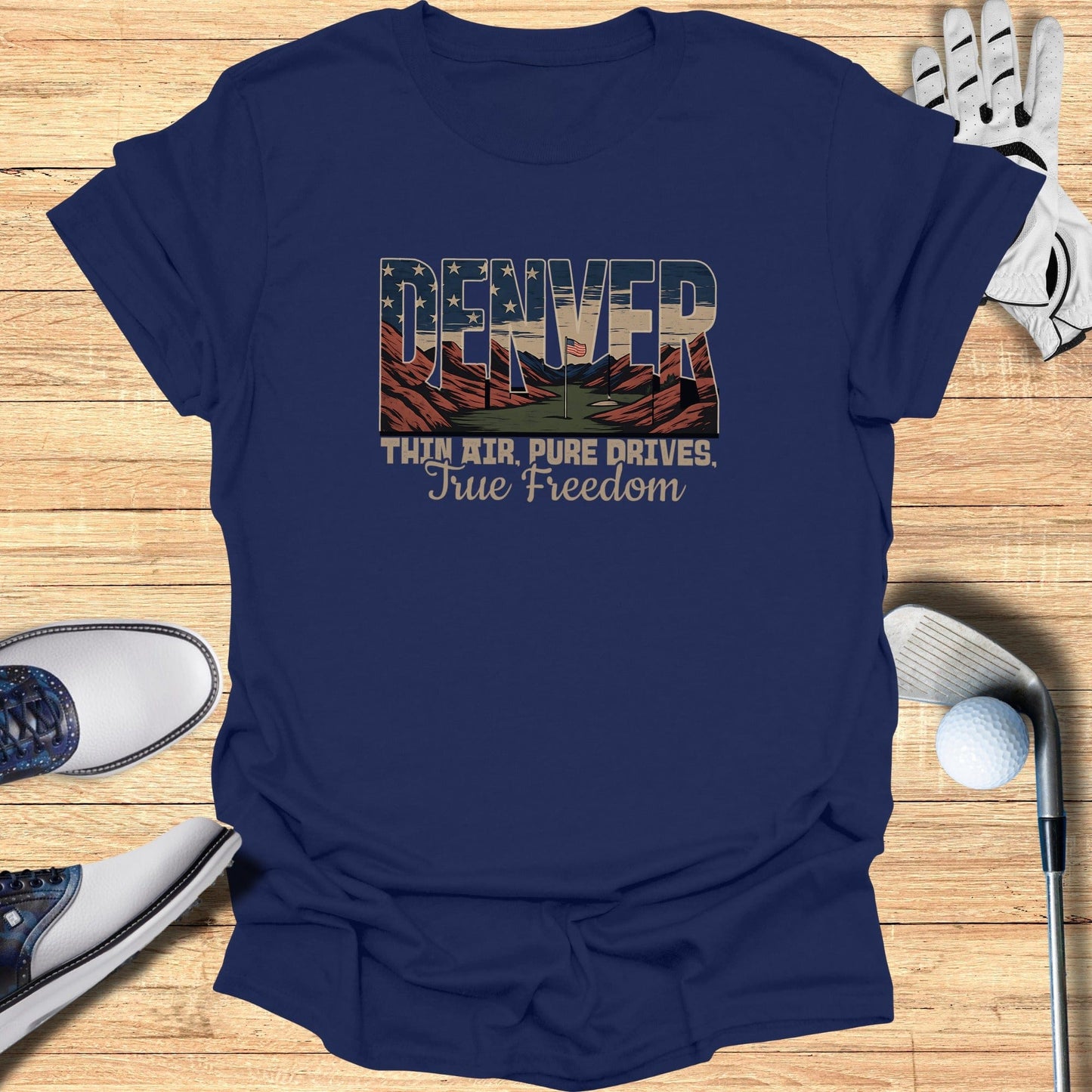Denver Golf T-Shirt - Funny Golf Tee by Swing Epic
