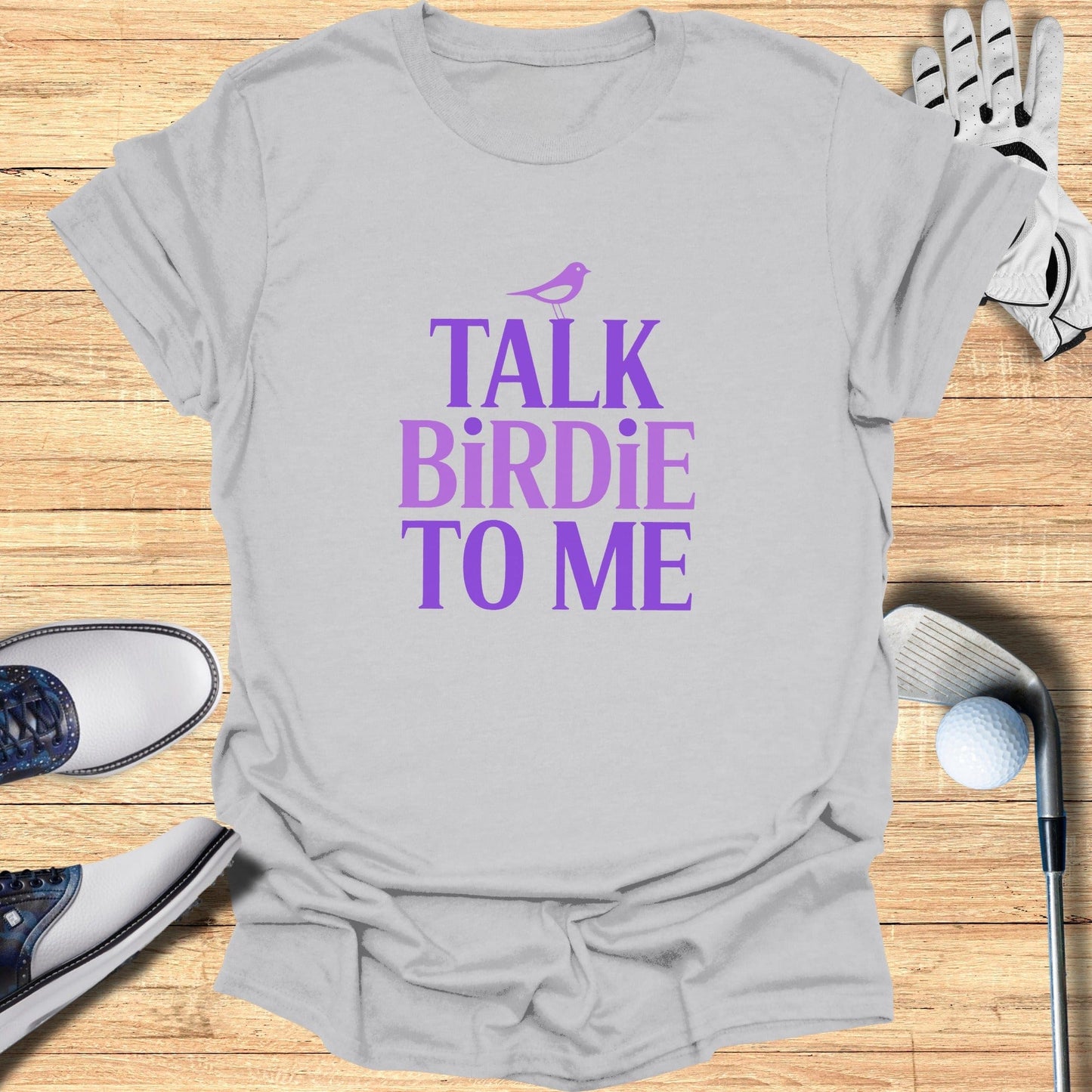 Talk Birdie To Me T-Shirt - Funny Golf Tee by Swing Epic