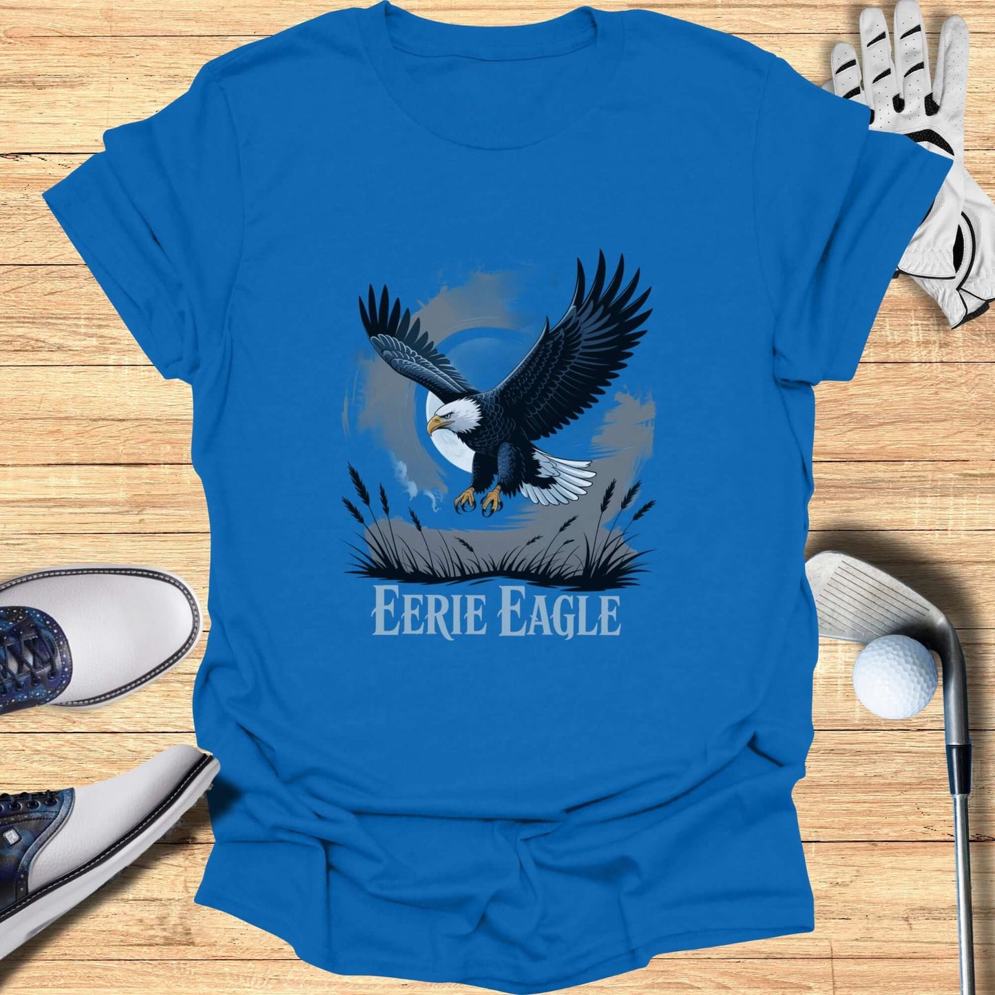 Eerie Eagle T-Shirt - Funny Golf Tee by Swing Epic