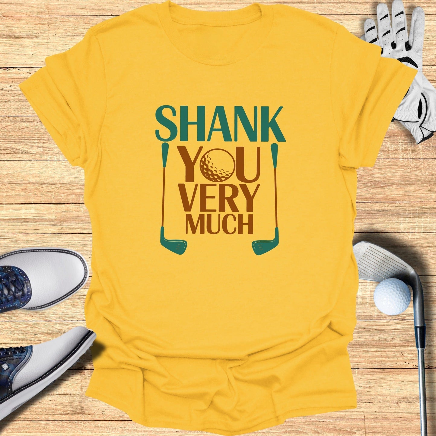 Shank You Very Much T-Shirt - Funny Golf Tee by Swing Epic