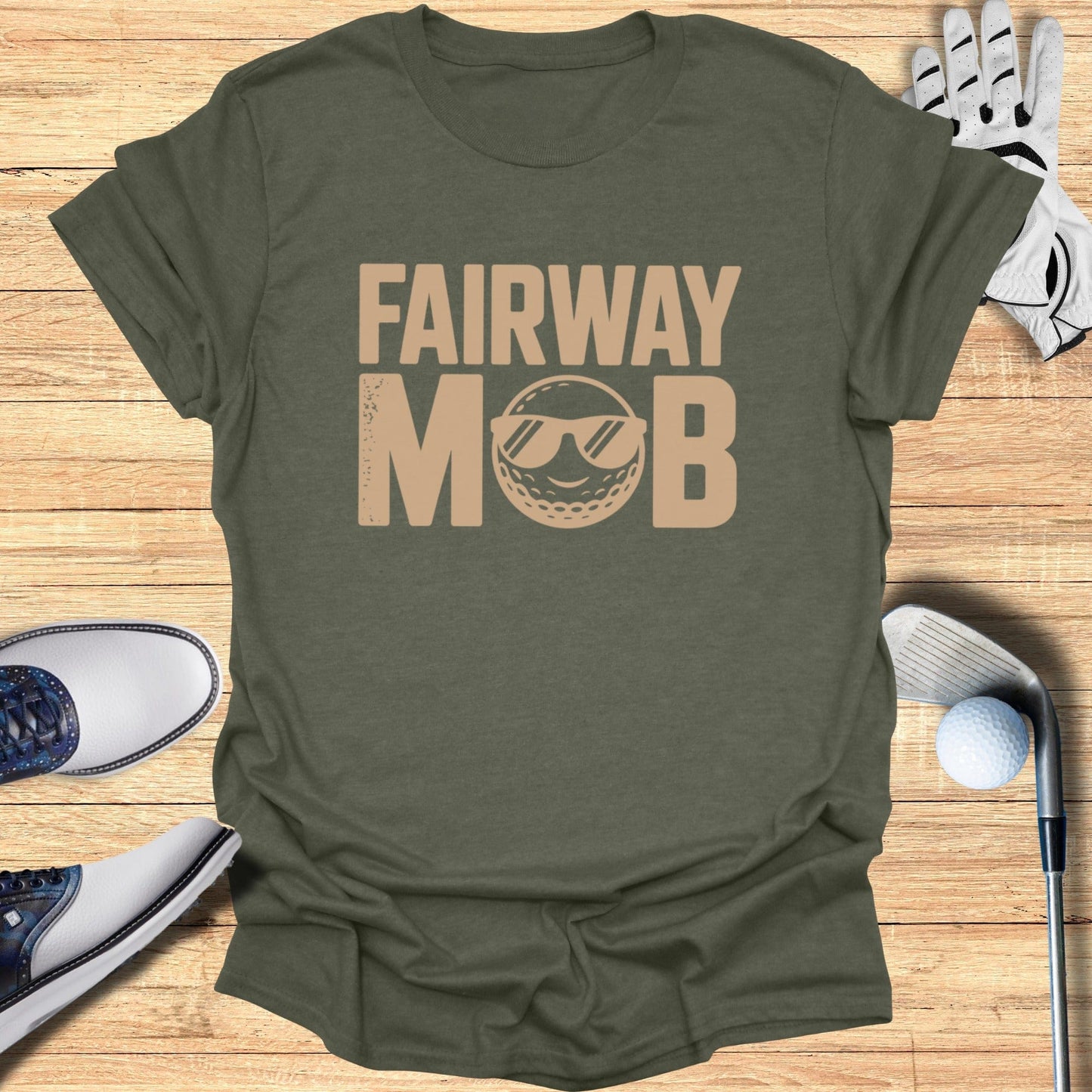 Fairway Mob T-Shirt - Funny Golf Tee by Swing Epic