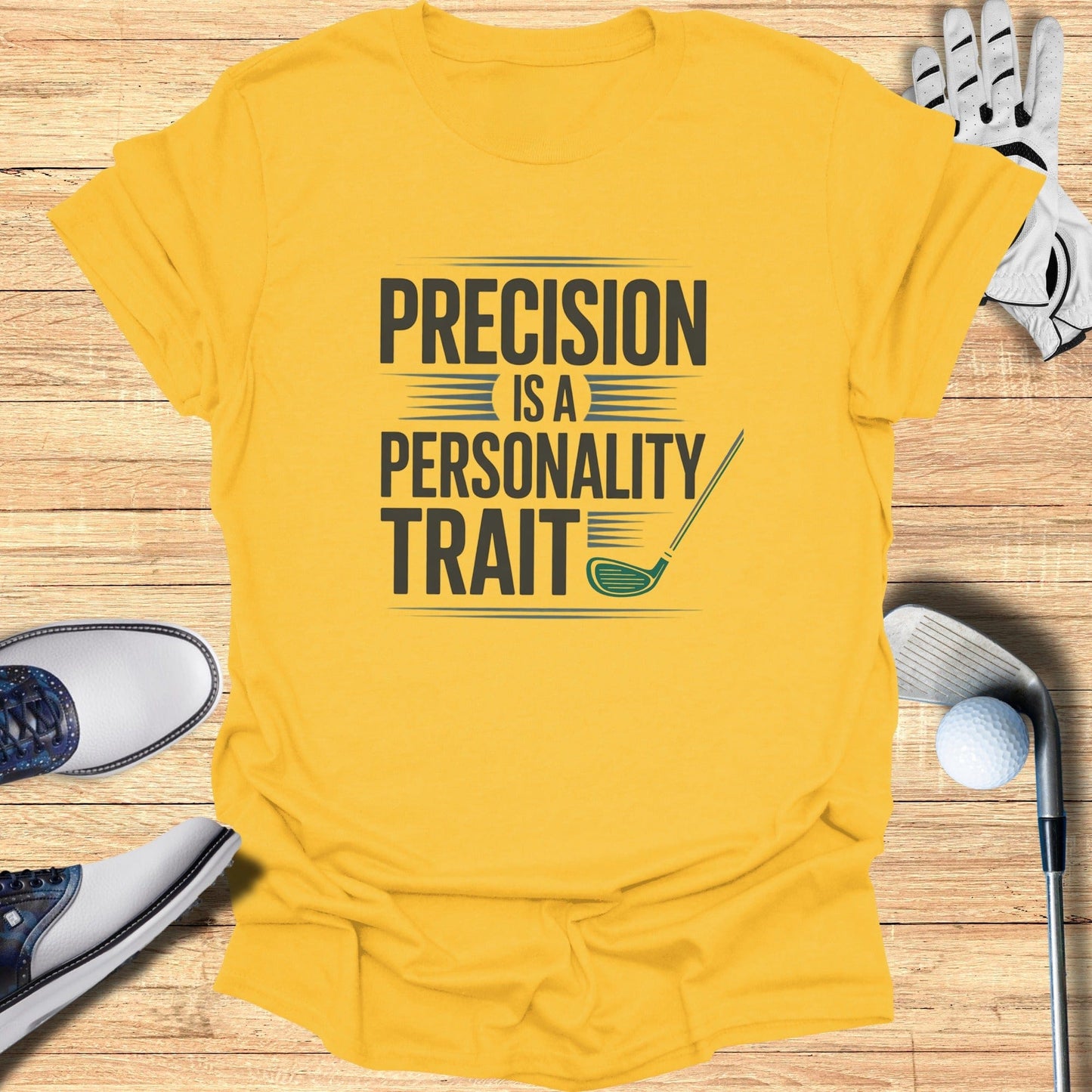 Precision Is Personal T-Shirt - Funny Golf Tee by Swing Epic