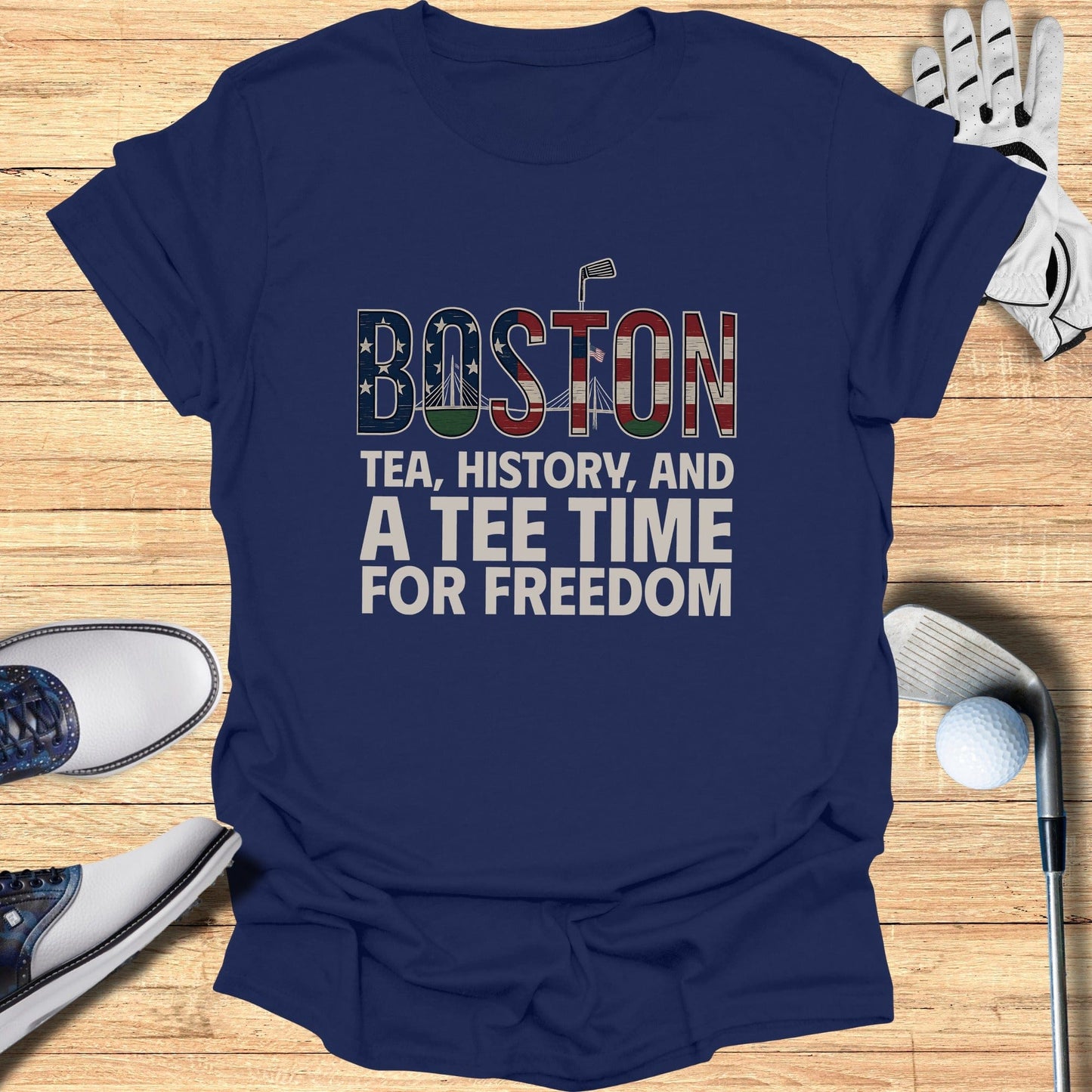 Boston Golf T-Shirt - Funny Golf Tee by Swing Epic