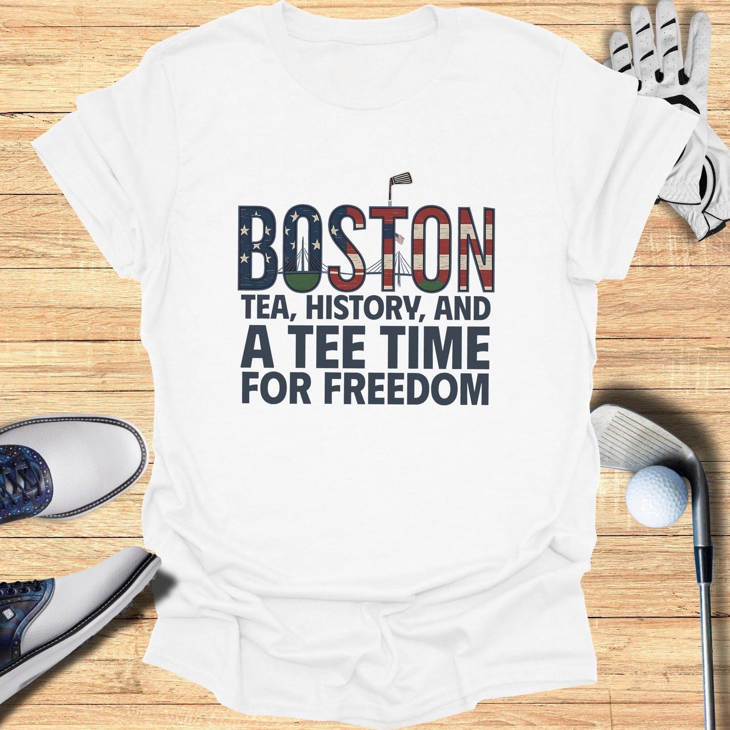 Boston Golf T-Shirt - Funny Golf Tee by Swing Epic