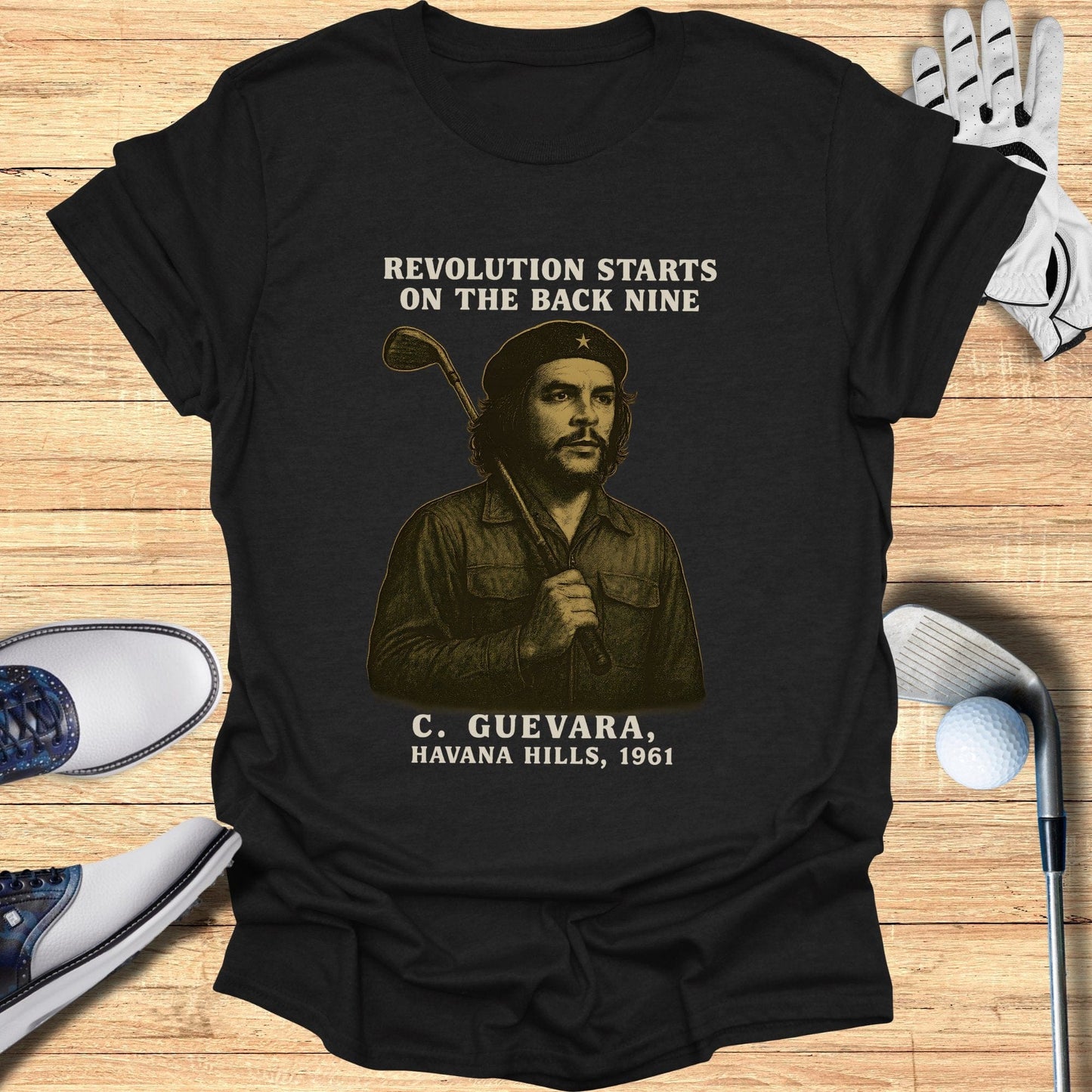 Revolution Starts On The Back Nine T-Shirt - Funny Golf Tee by Swing Epic