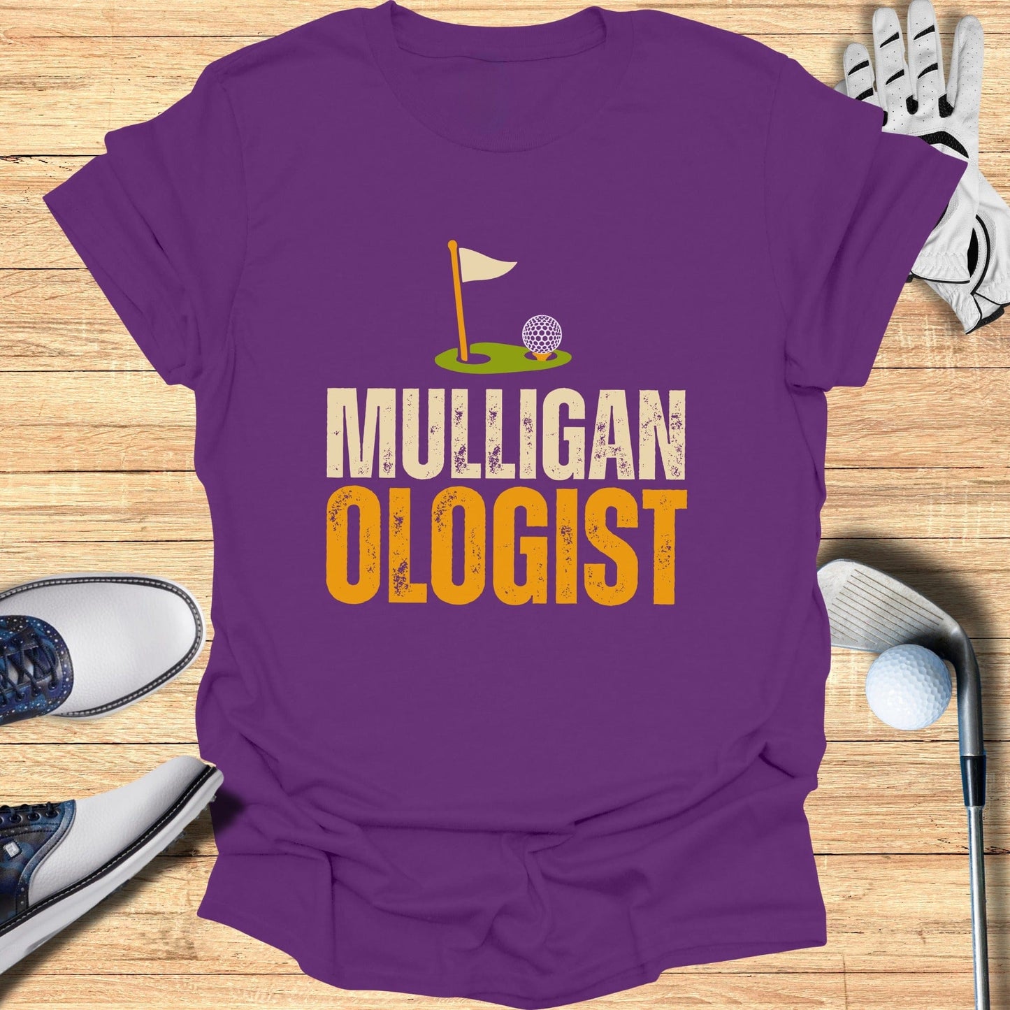 Mulligan Ologist T-Shirt - Funny Golf Tee by Swing Epic